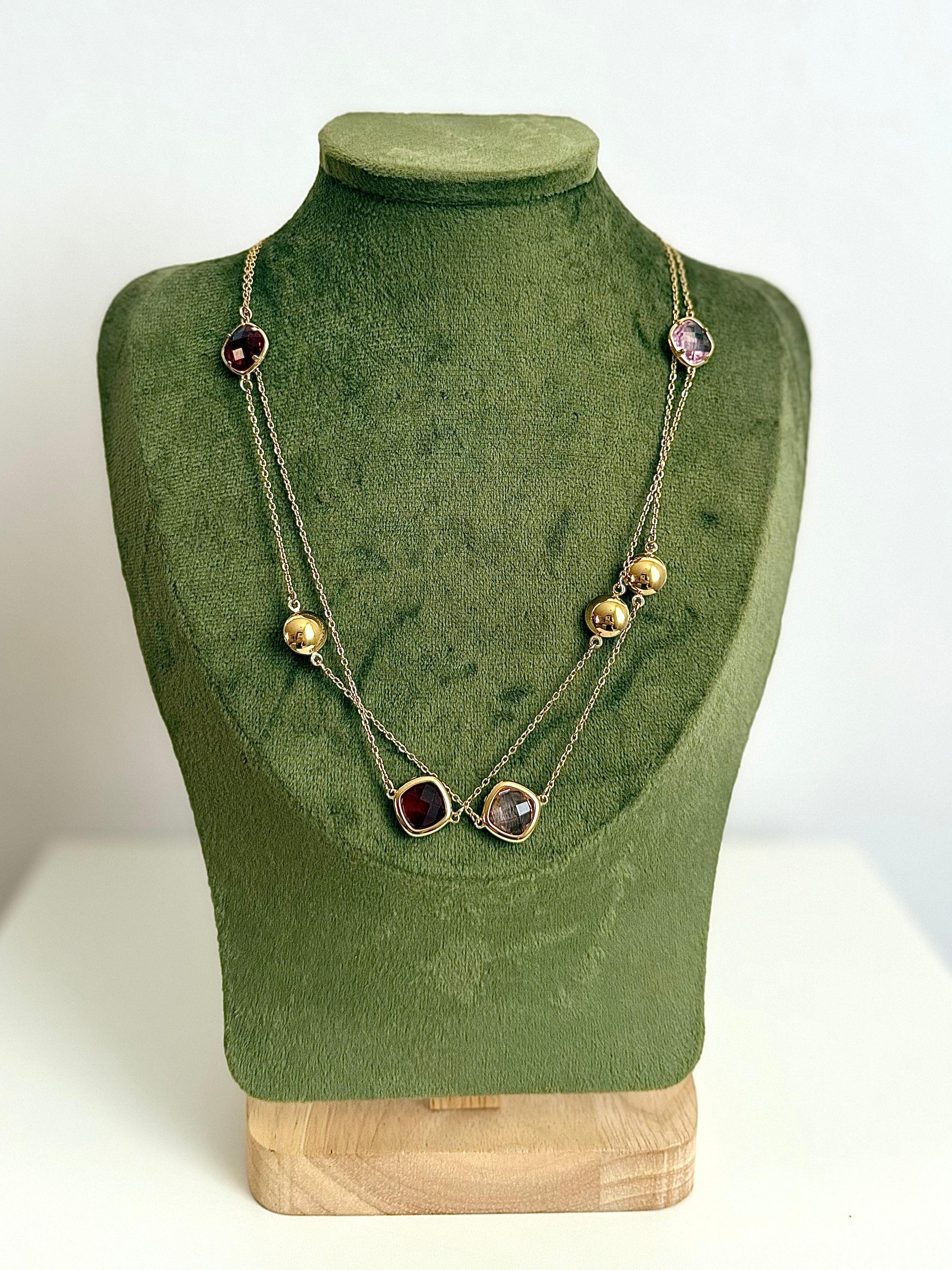 Collana Pietre Colorate