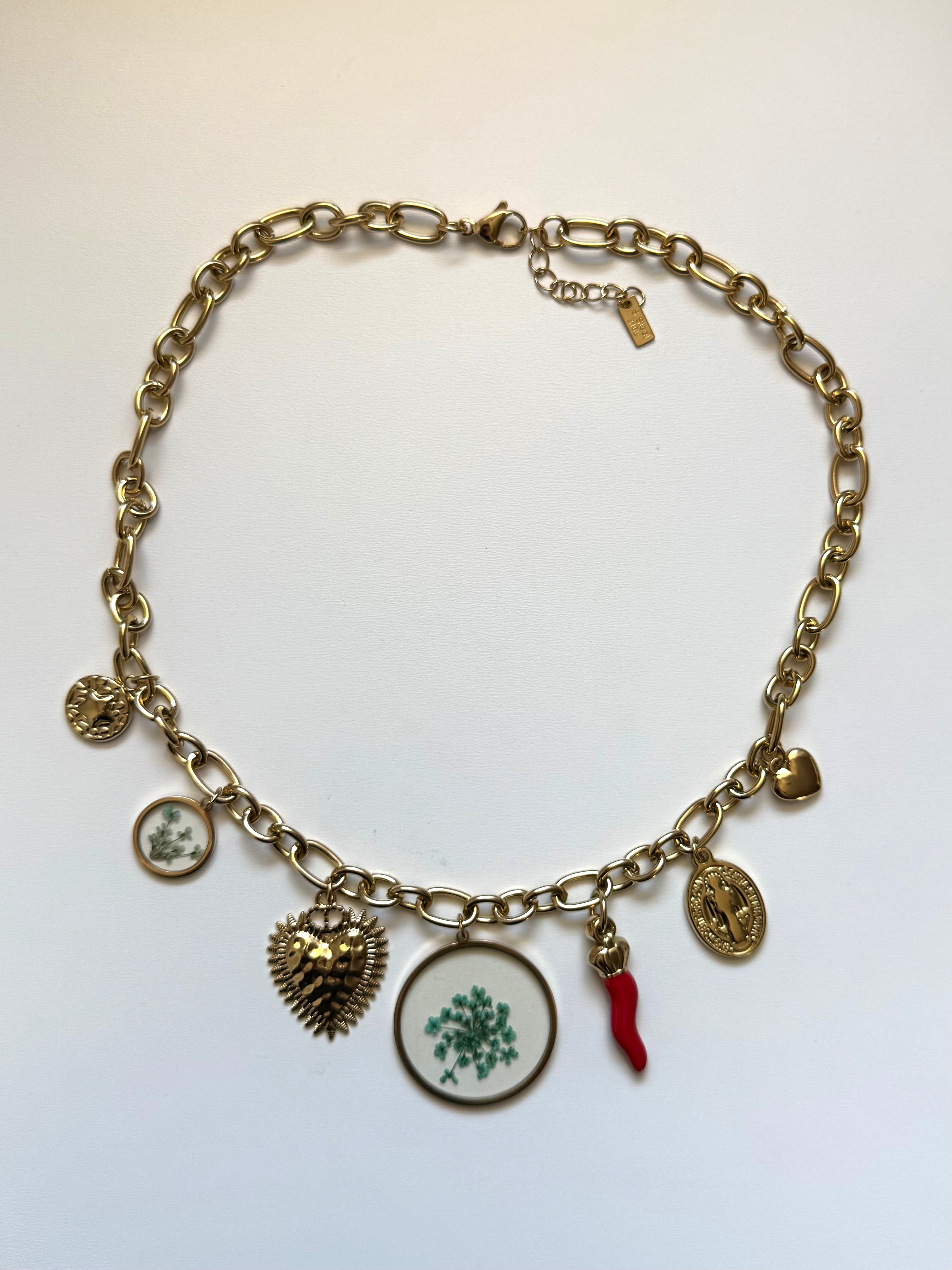 Collana Botanic con Charm