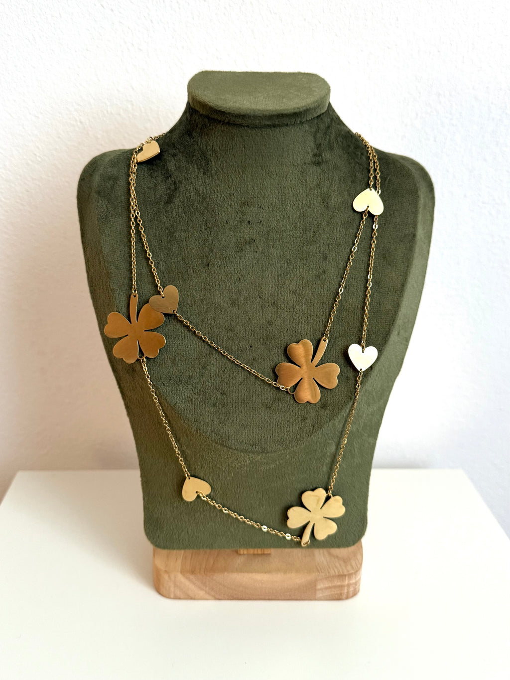 Collana Lunga Quadrifoglio