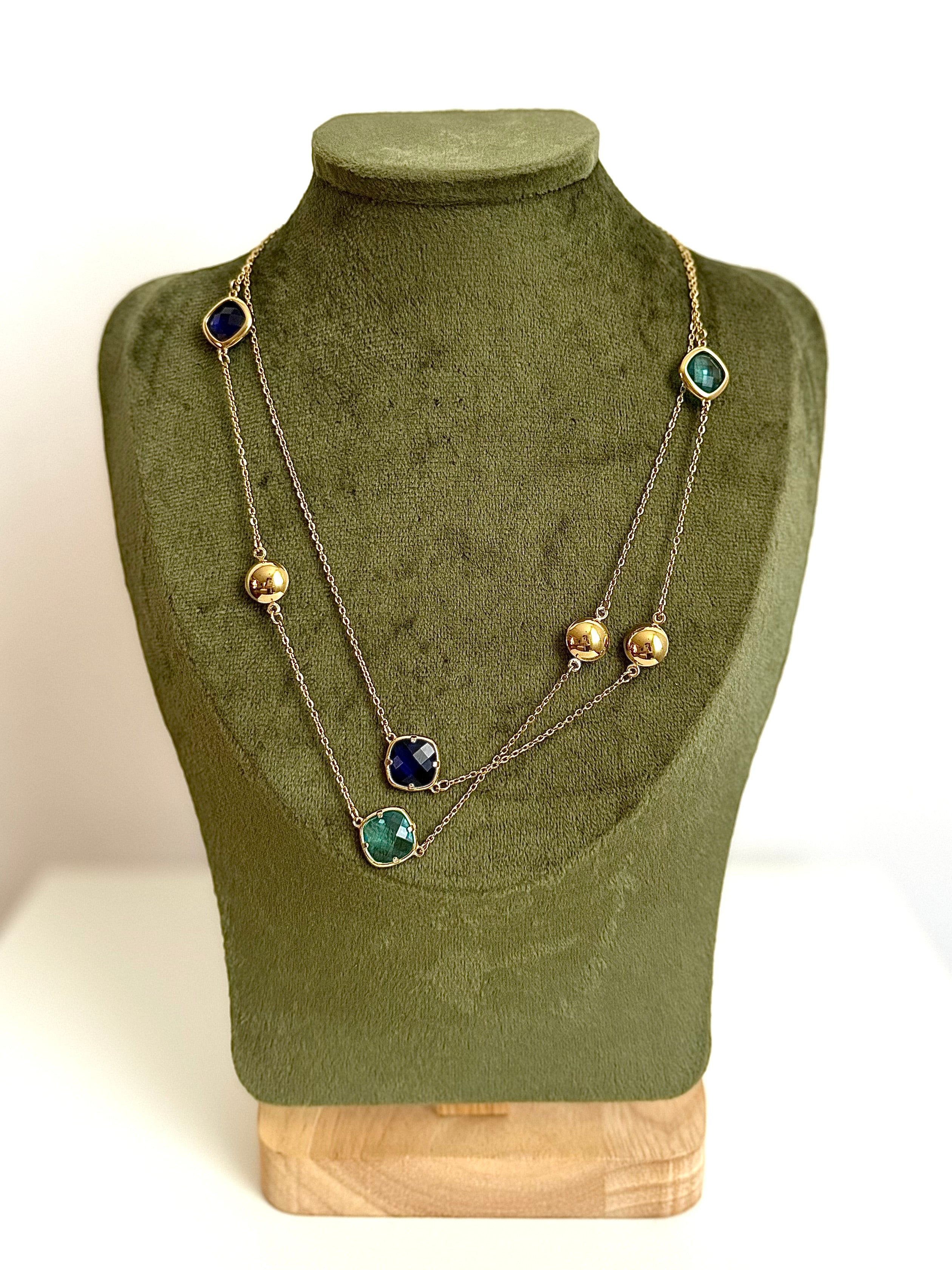 Collana Pietre Colorate