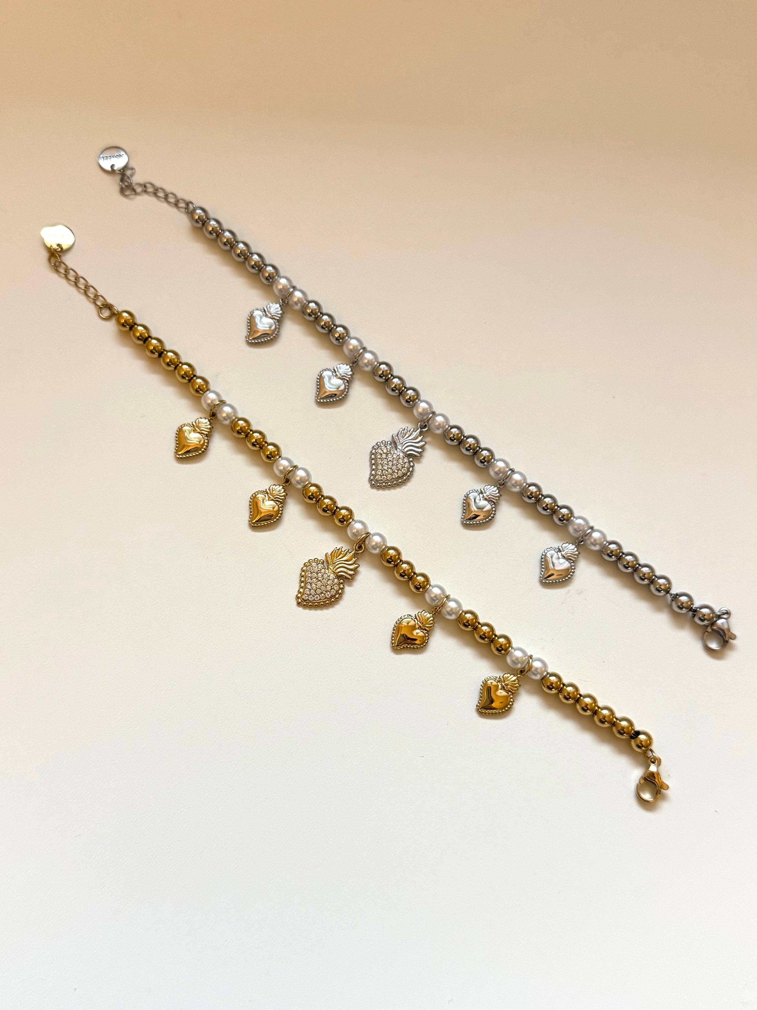 Bracciale Cuore Sacro Multicharm