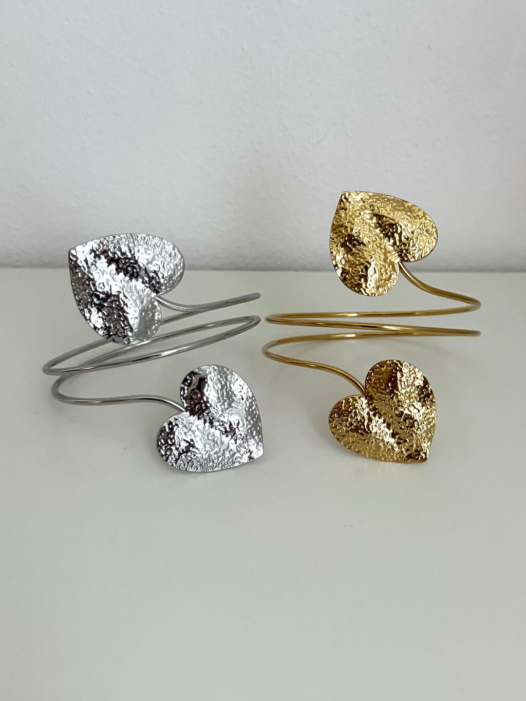 Bracciale da Braccio Doppio Cuore
