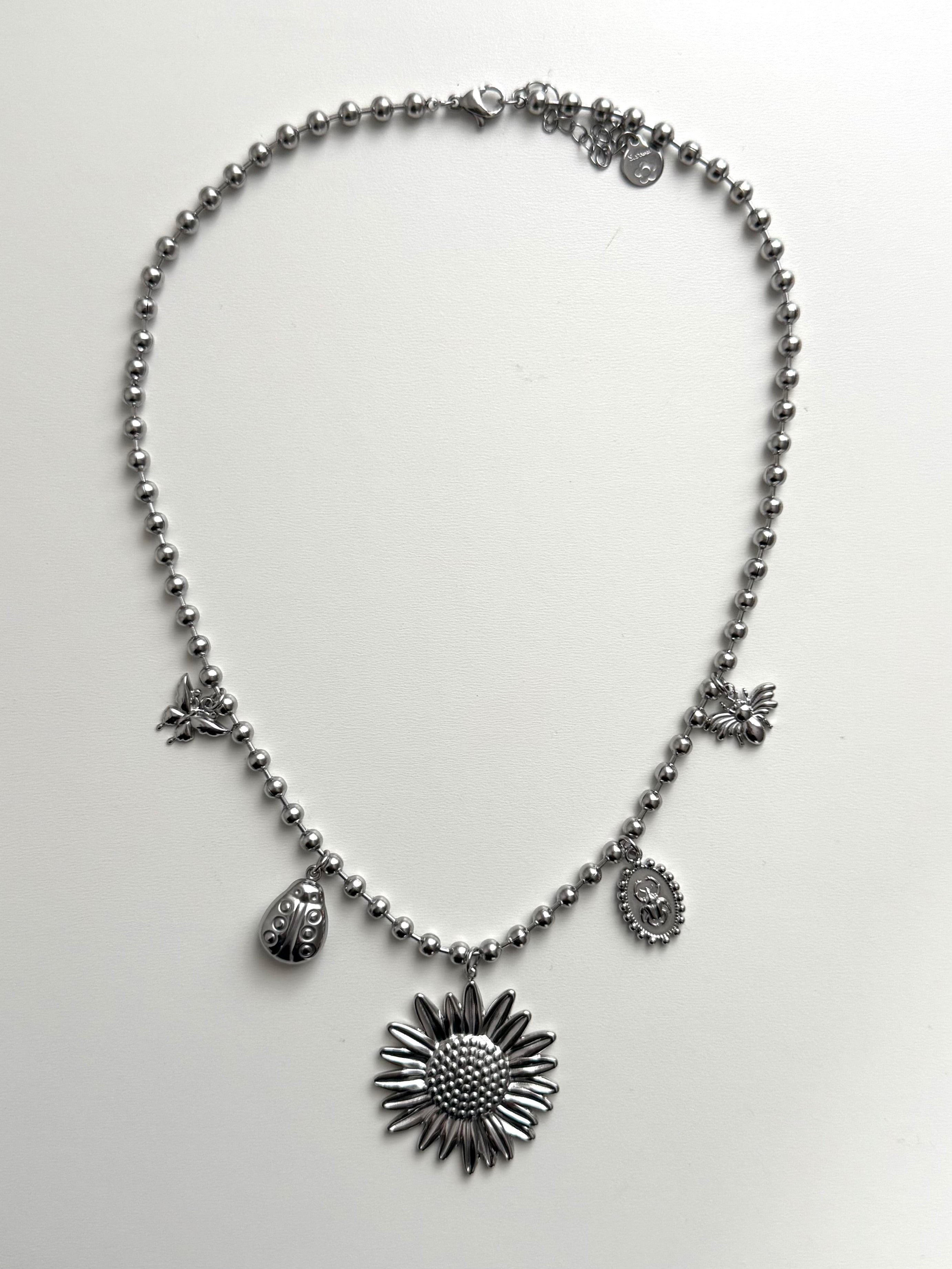 Collana Girasole con Charms