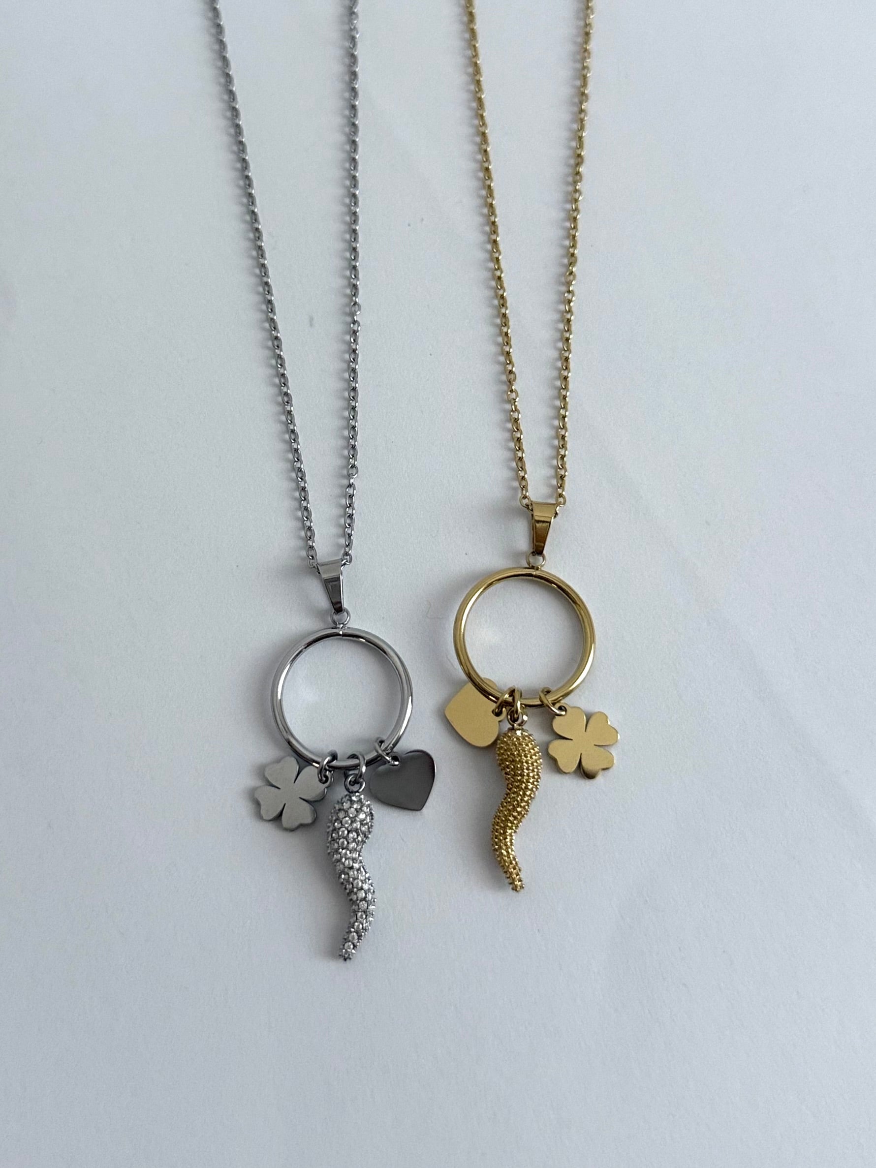 Collana Peperoncino con Charms