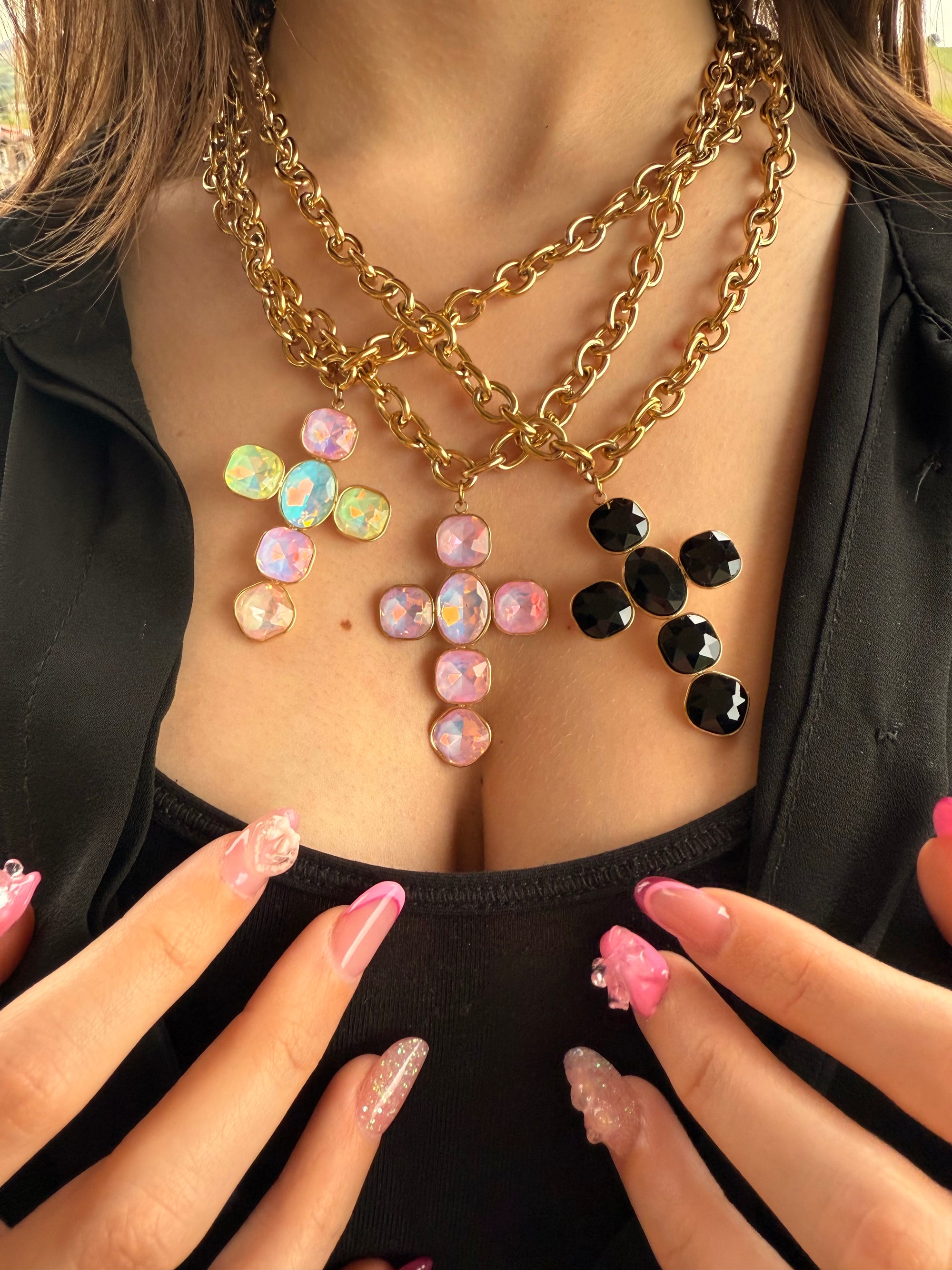 Collana Croce Color