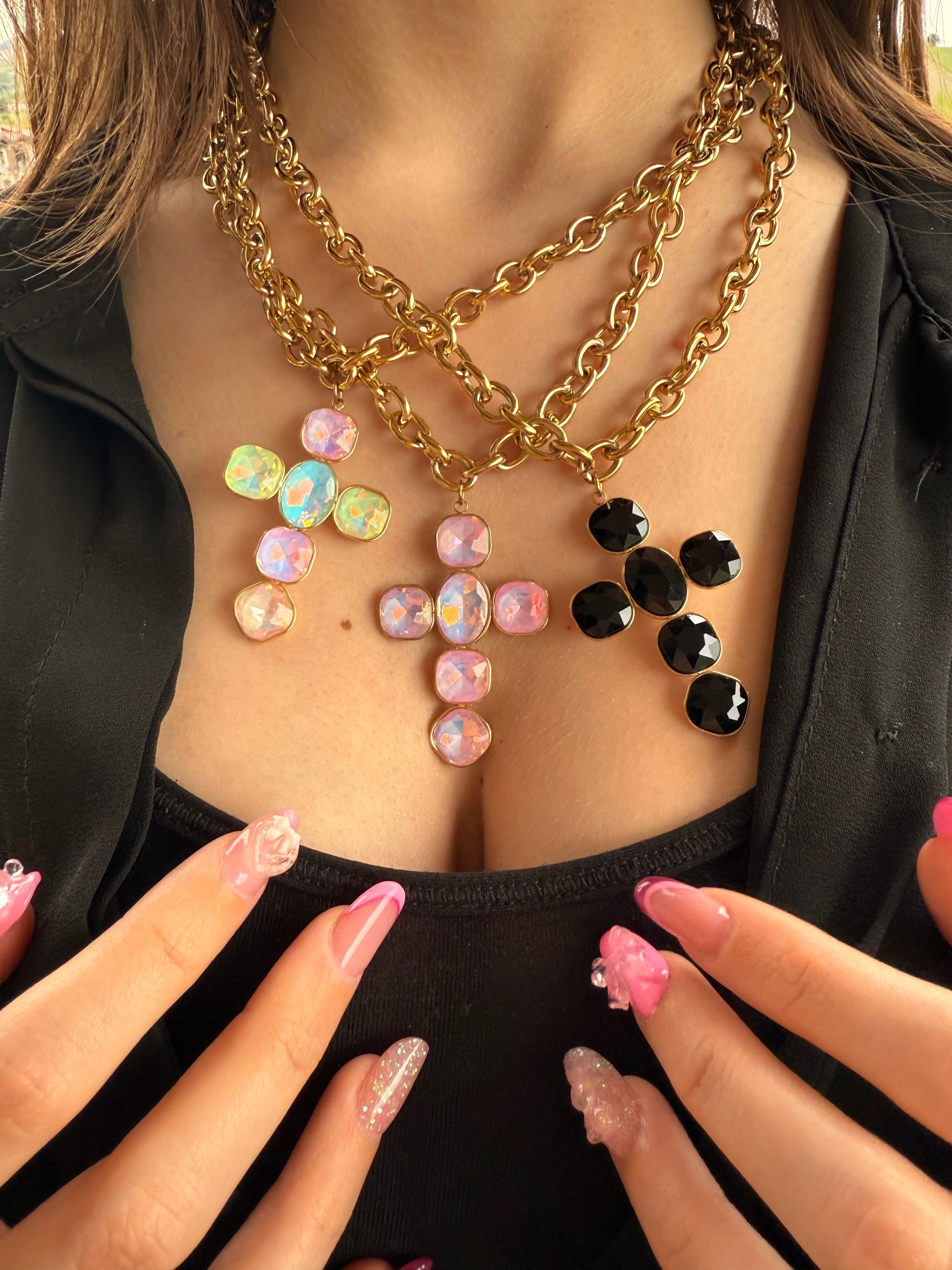 Collana Croce Color