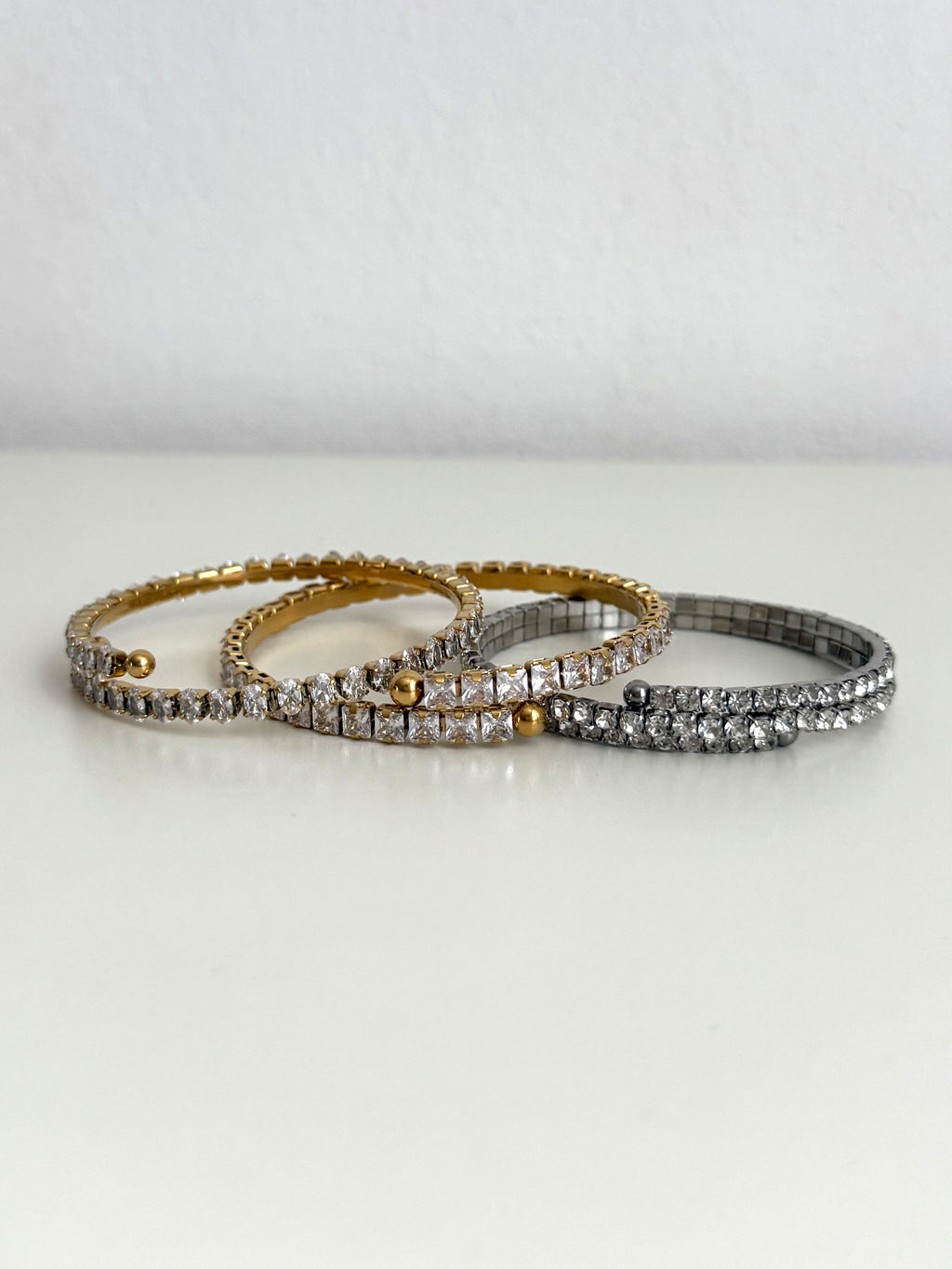 Bracciale Rigido Strass