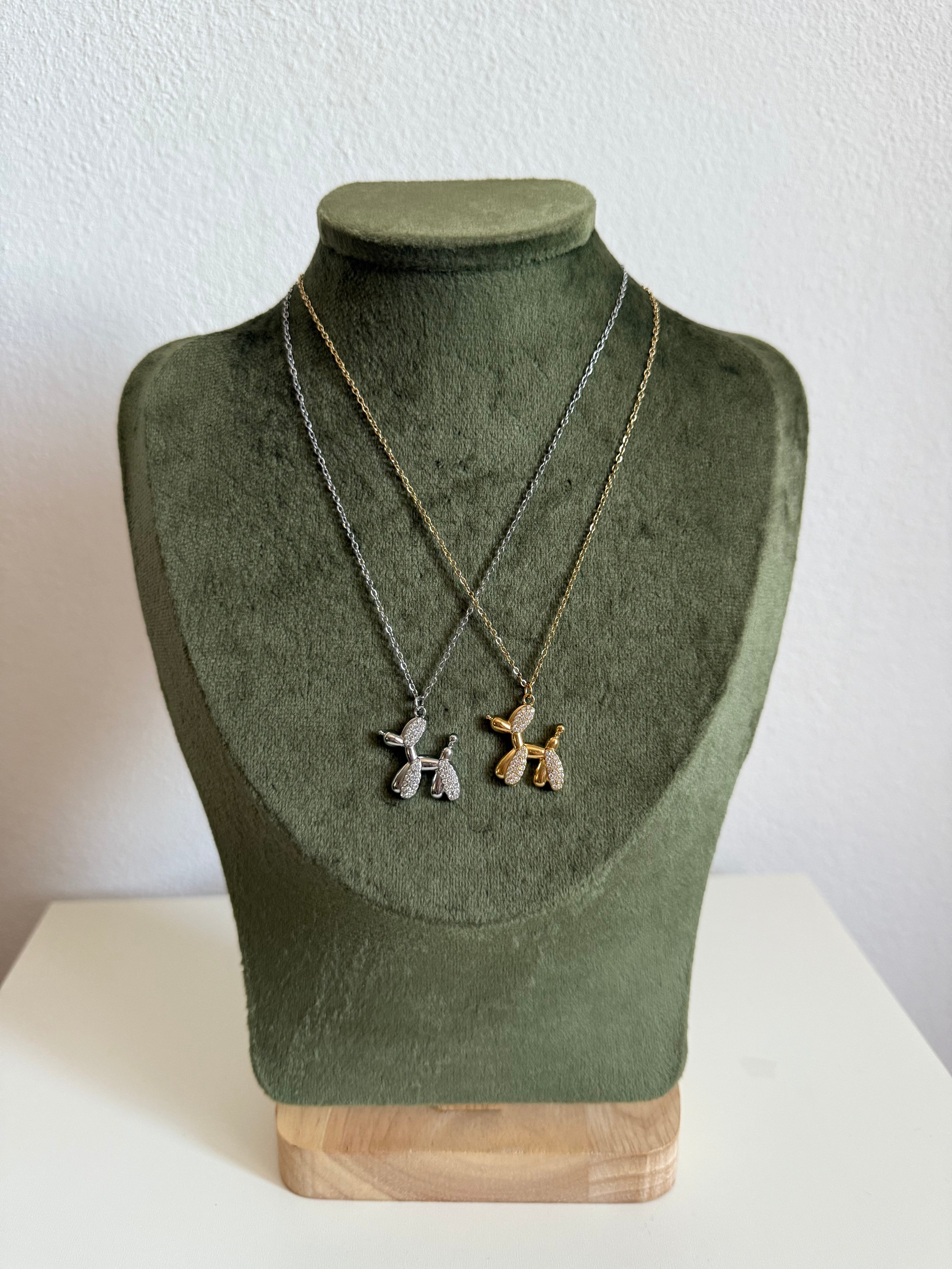 Collana Puppy Zirconato