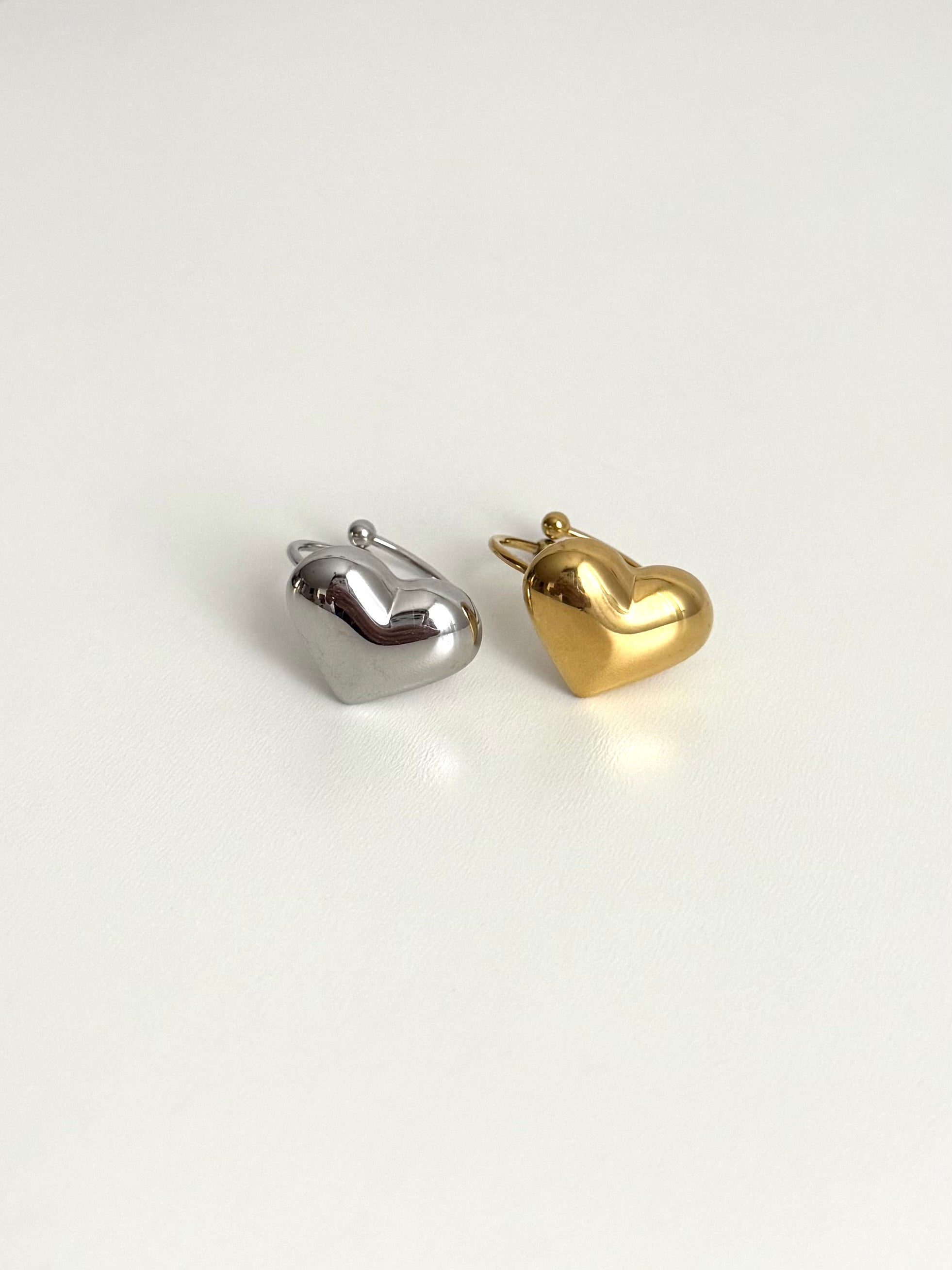Anello Cuore Bombato