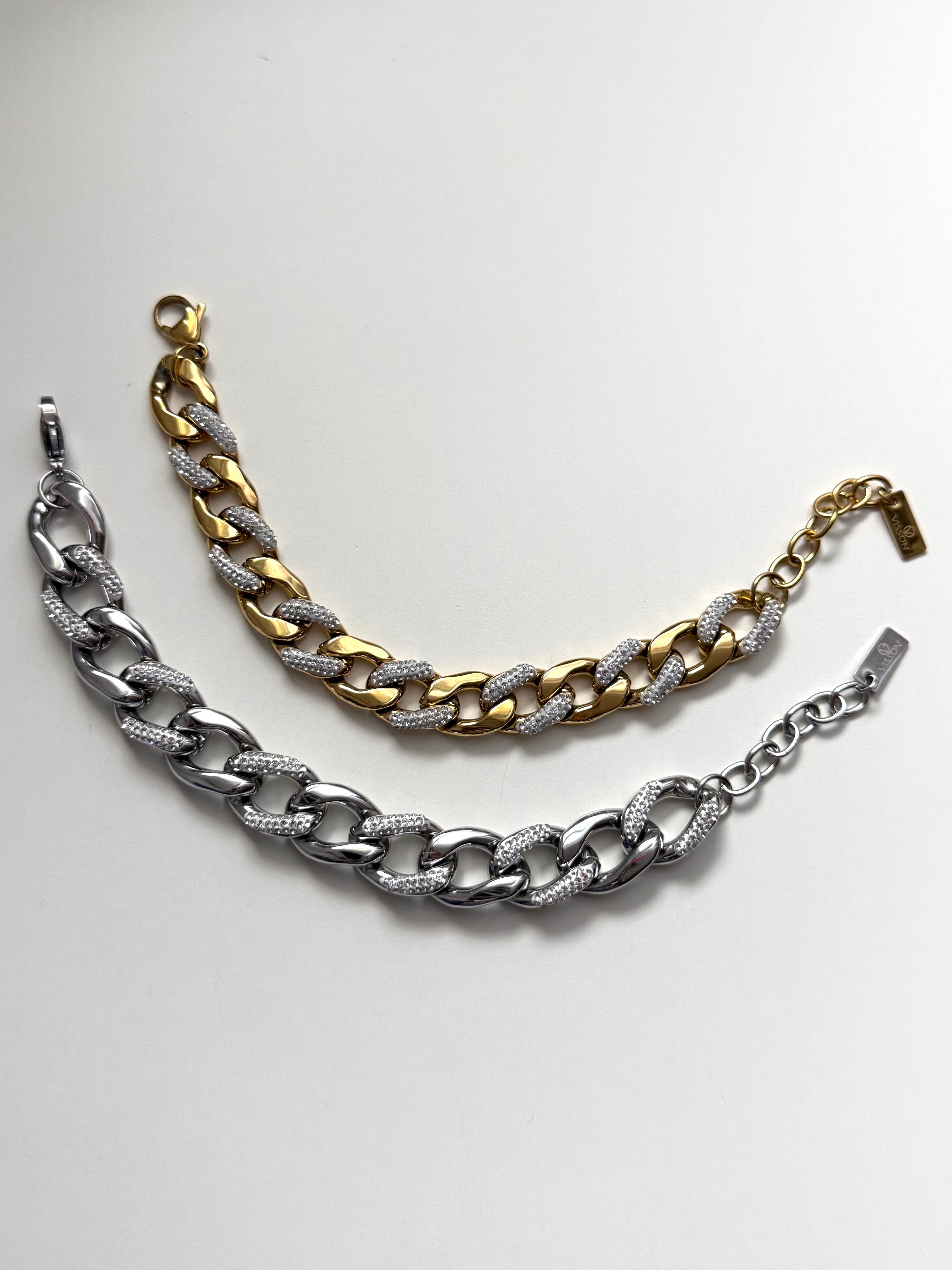 Bracciale Bold Chain Zirconata