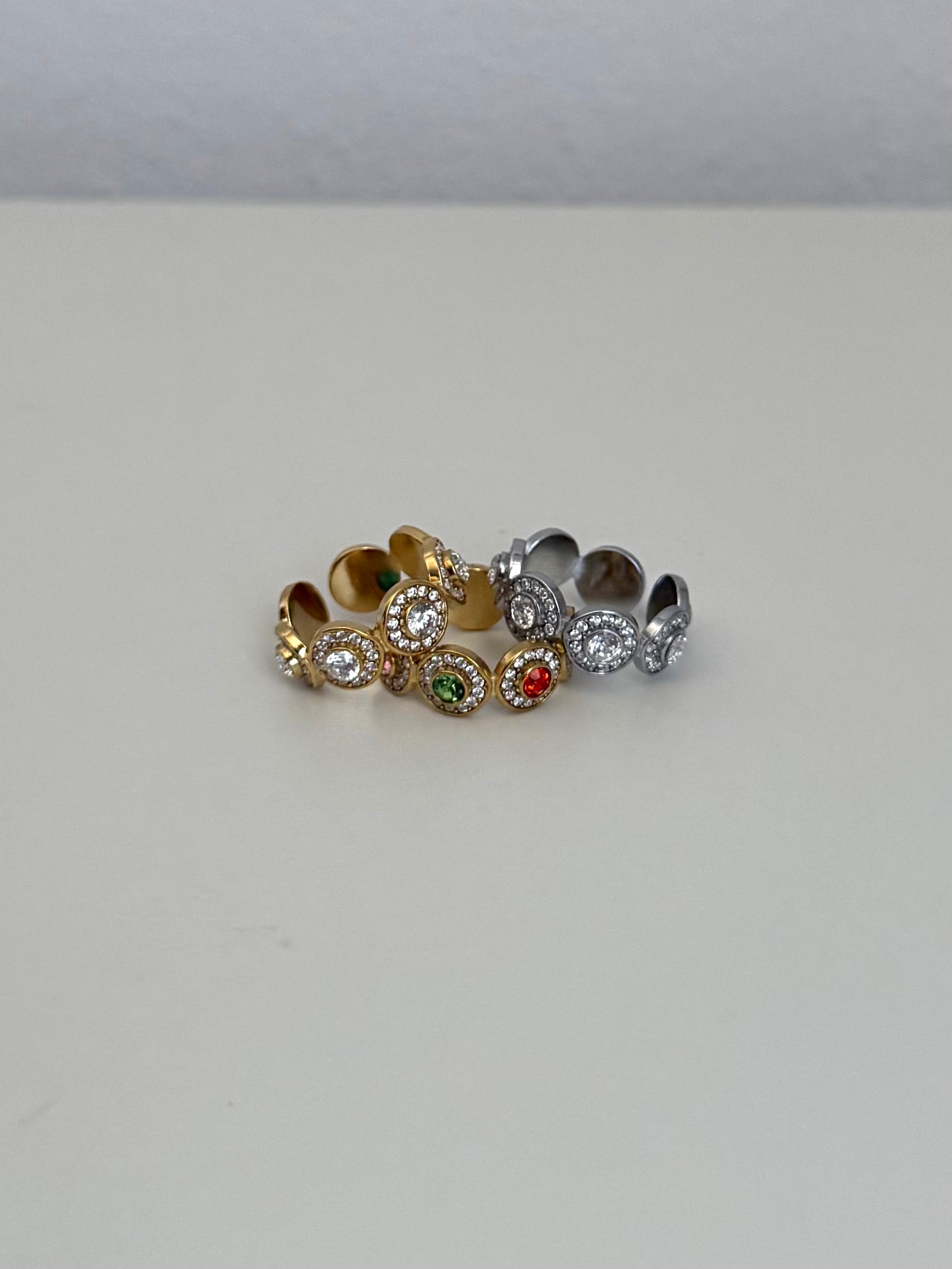 Anello Corona Colorata
