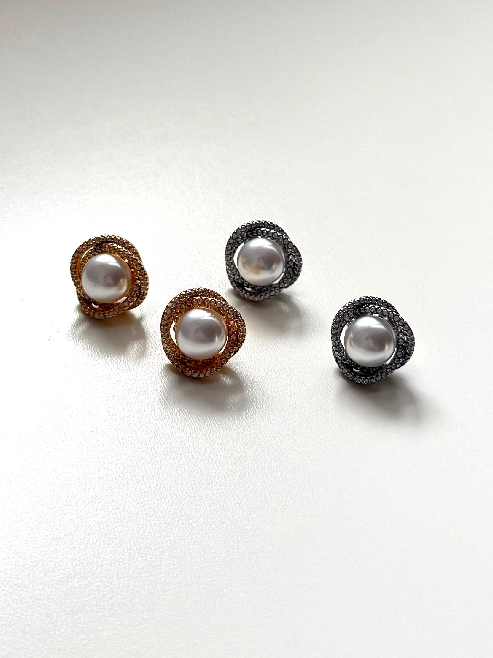 Orecchini Pearl Round