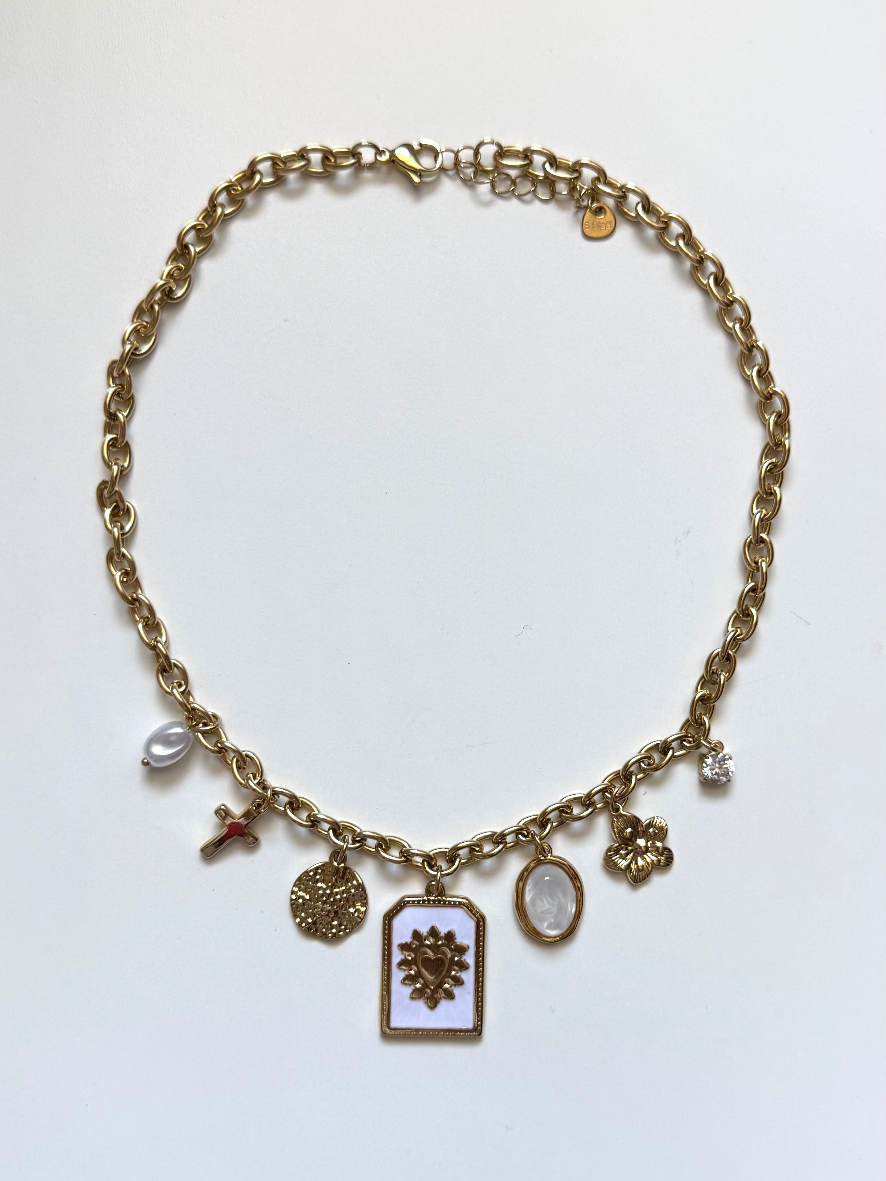 Collana Fede Fiorita