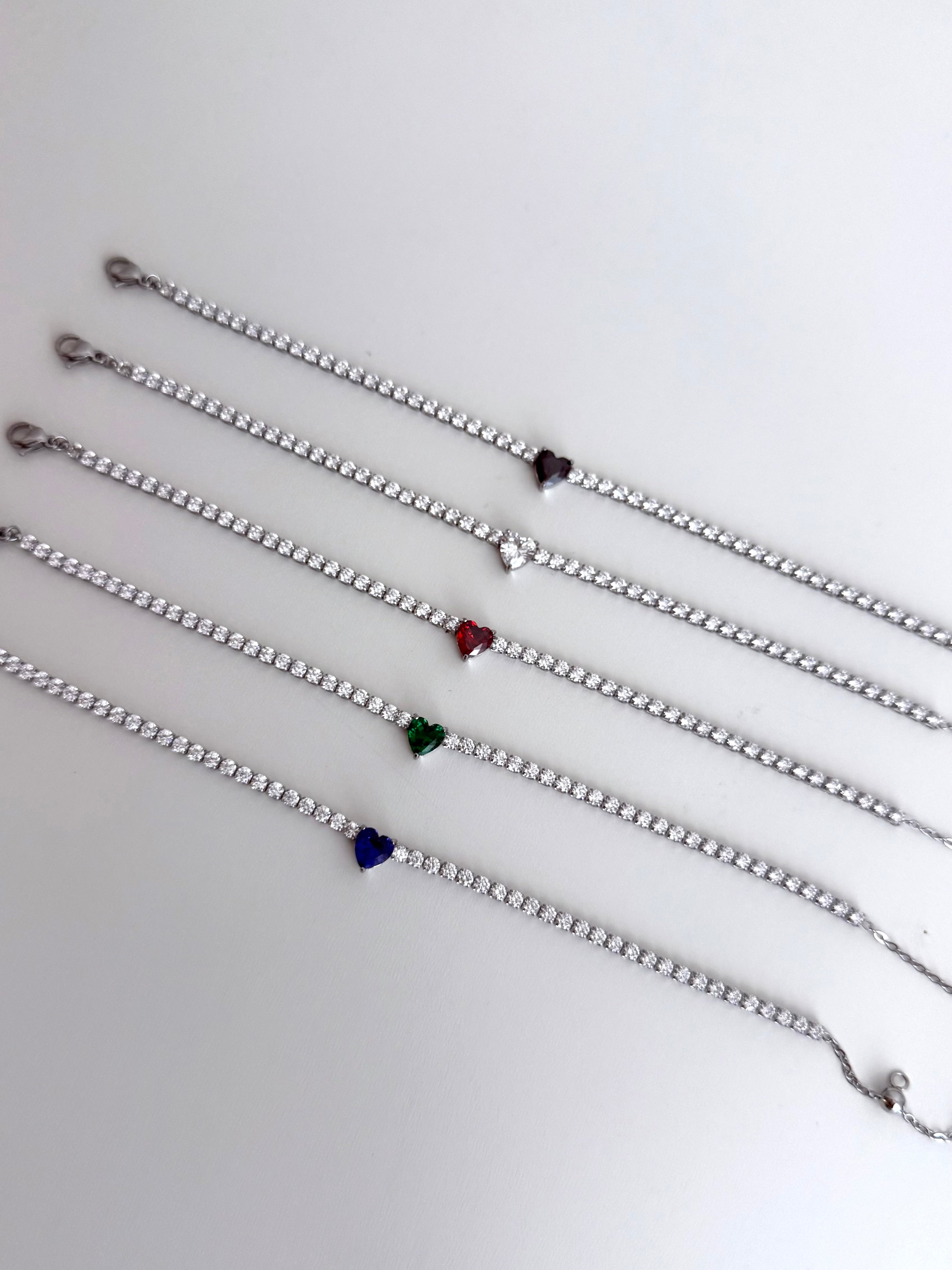 Bracciale Cuoricino Zirconato