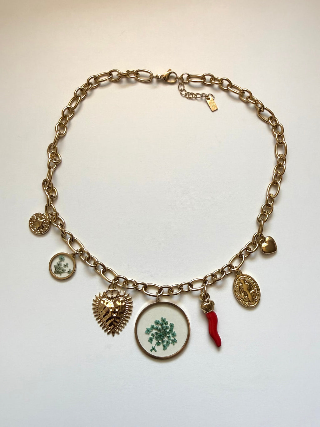 Collana Botanic con Charm