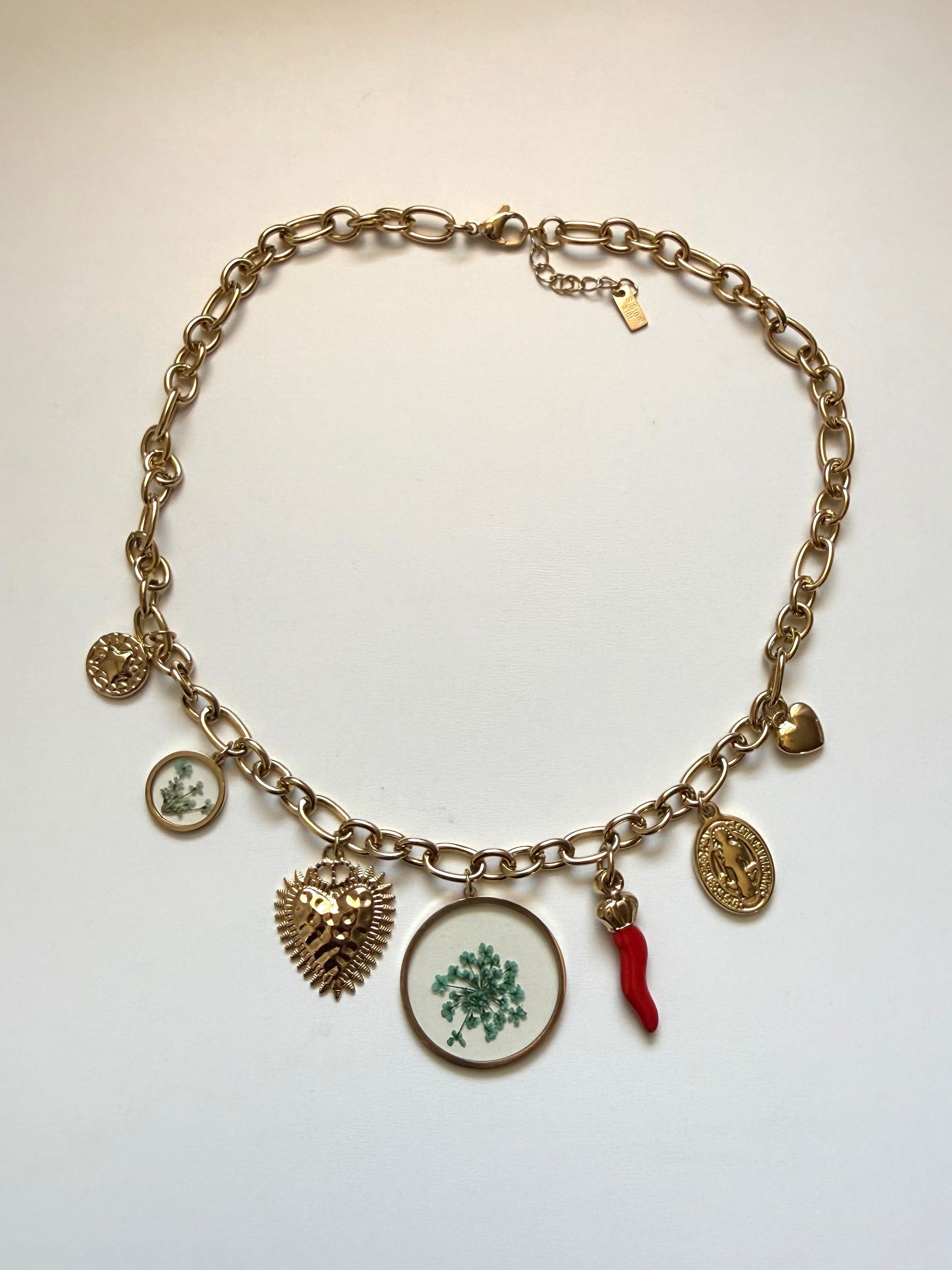 Collana Botanic con Charm