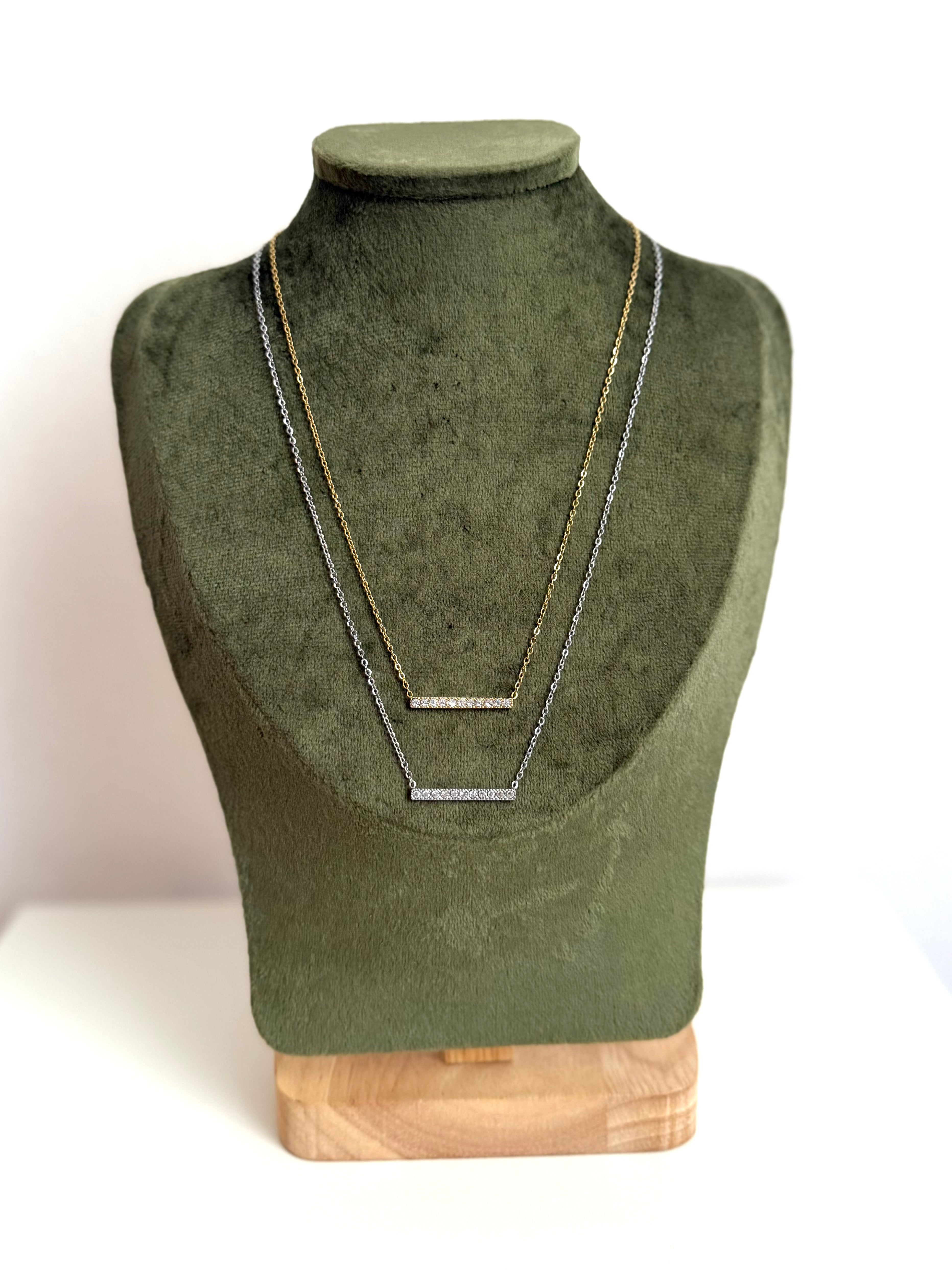 Collana Linea Zirconata