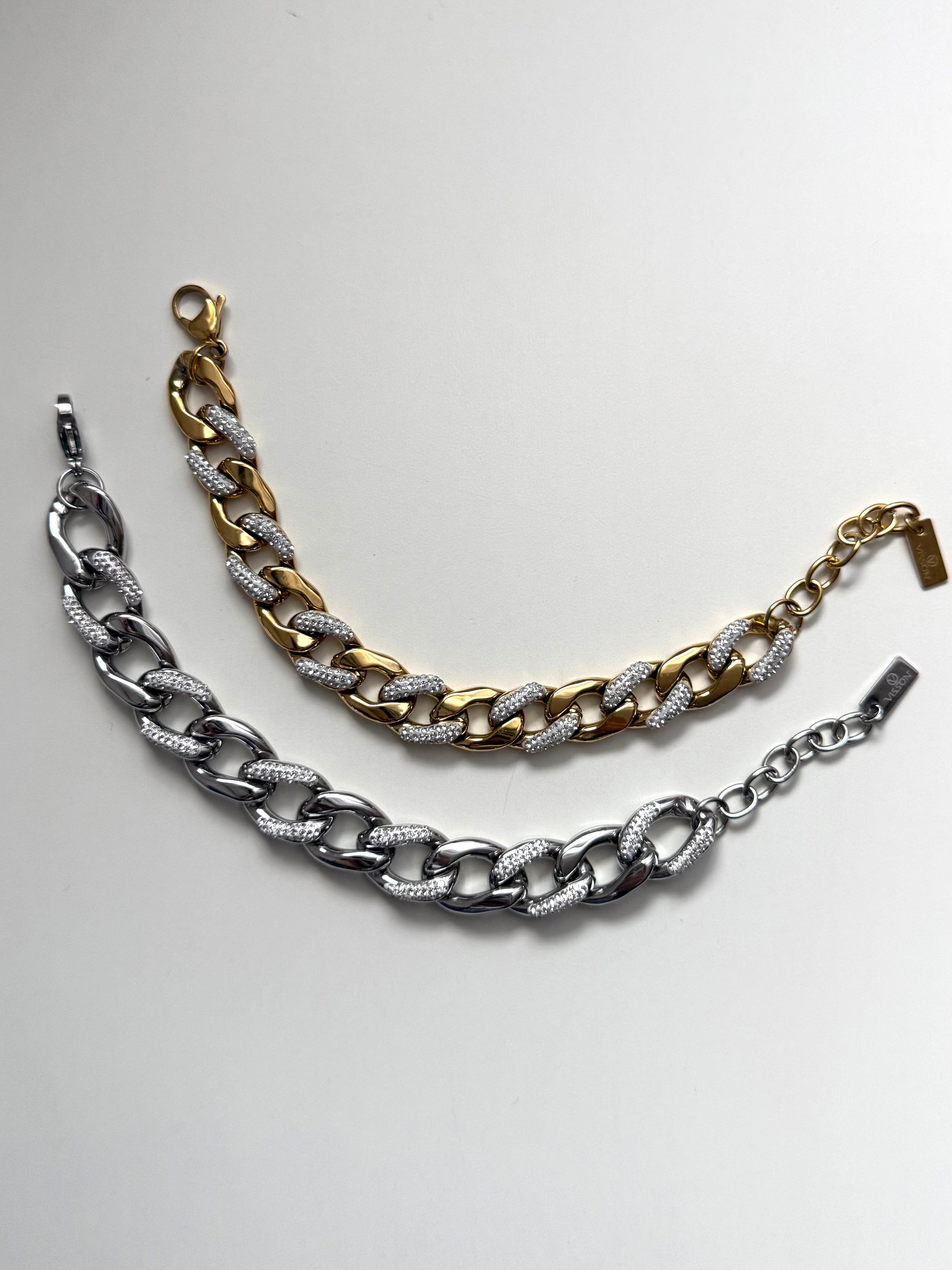 Bracciale Bold Chain Zirconata