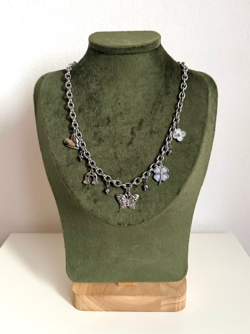 Collane Silver Multi Charms