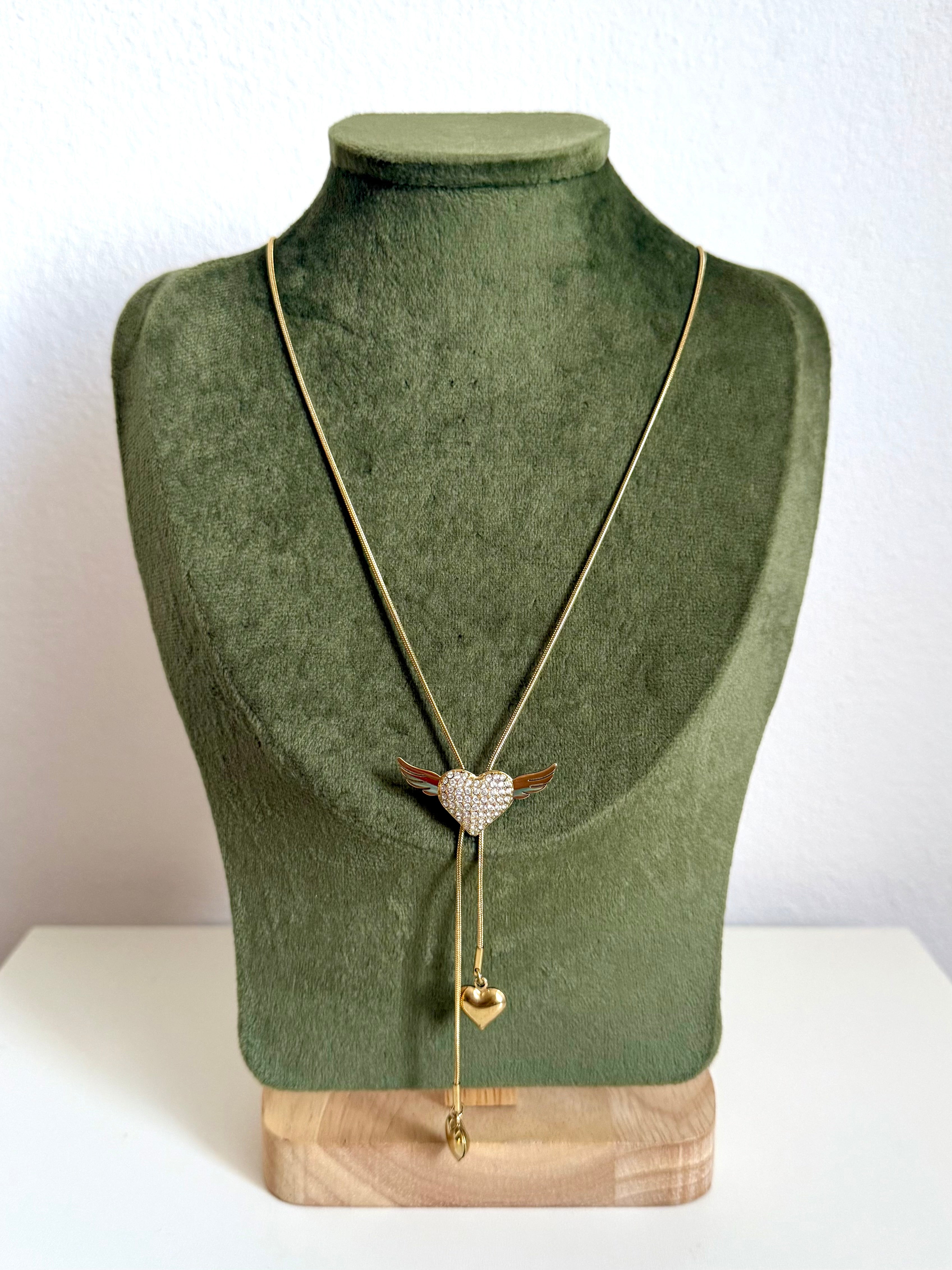 Collana Cuore con Ali