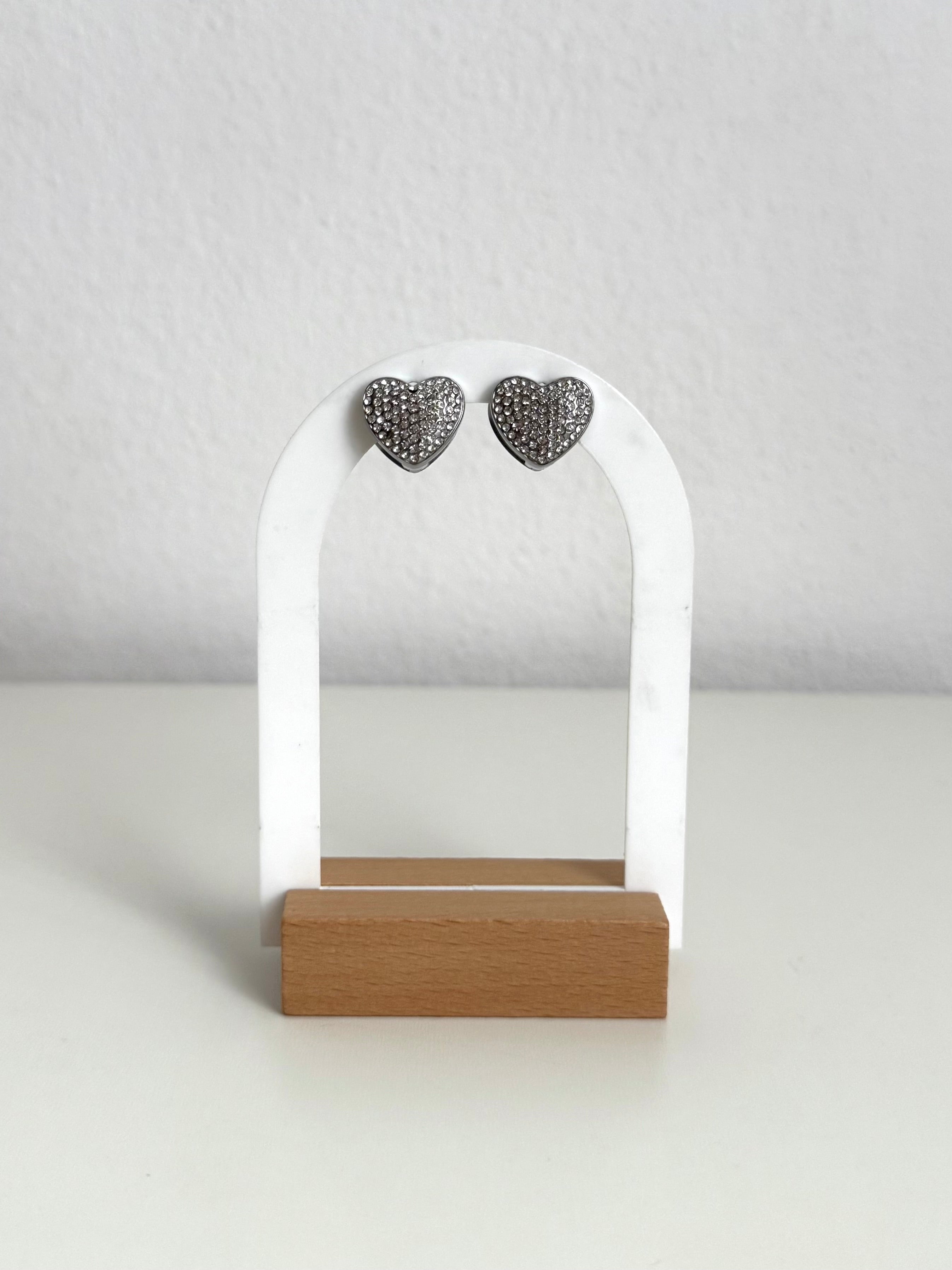 Orecchini Heart Zirconati