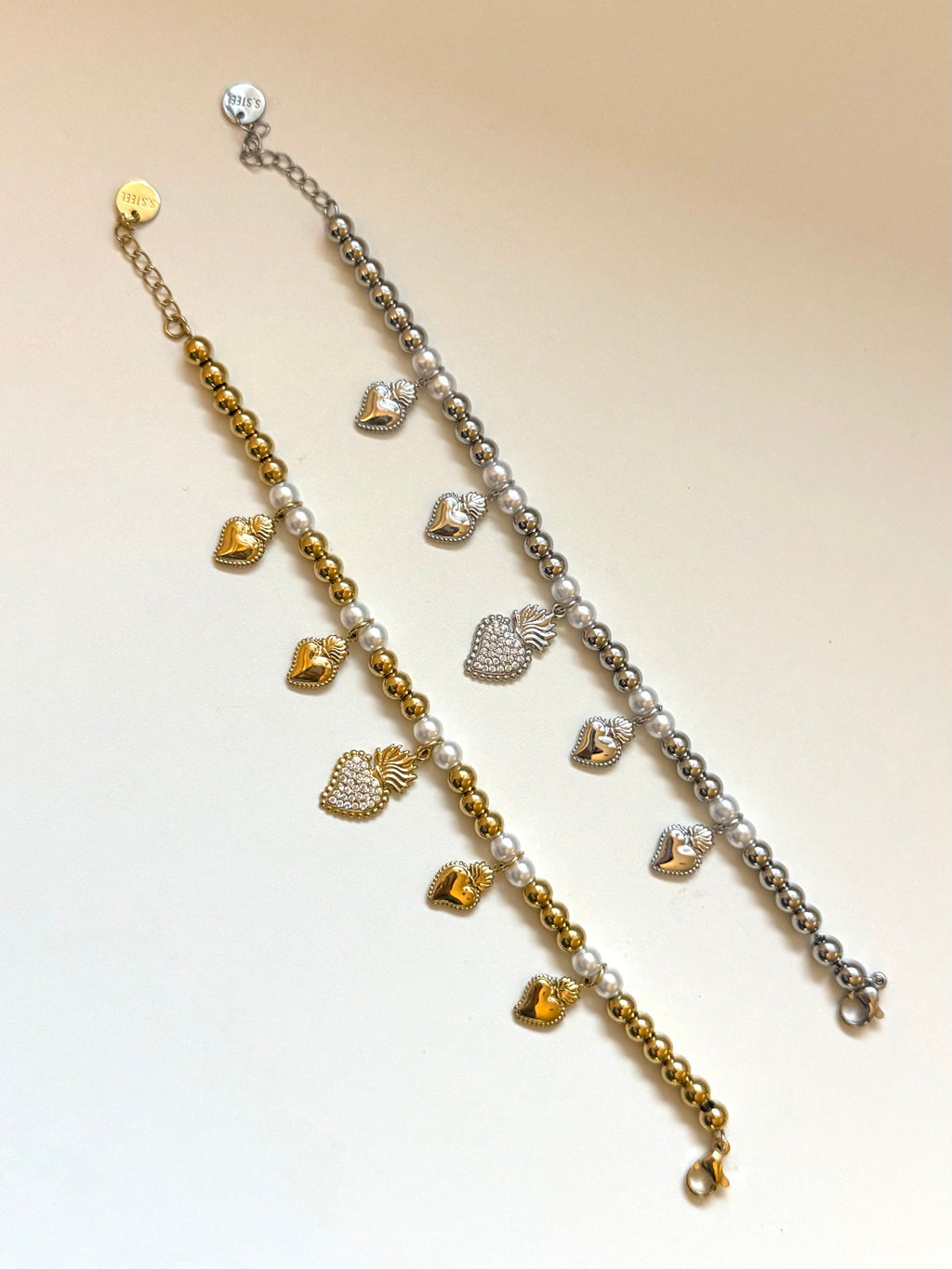 Bracciale Cuore Sacro Multicharm