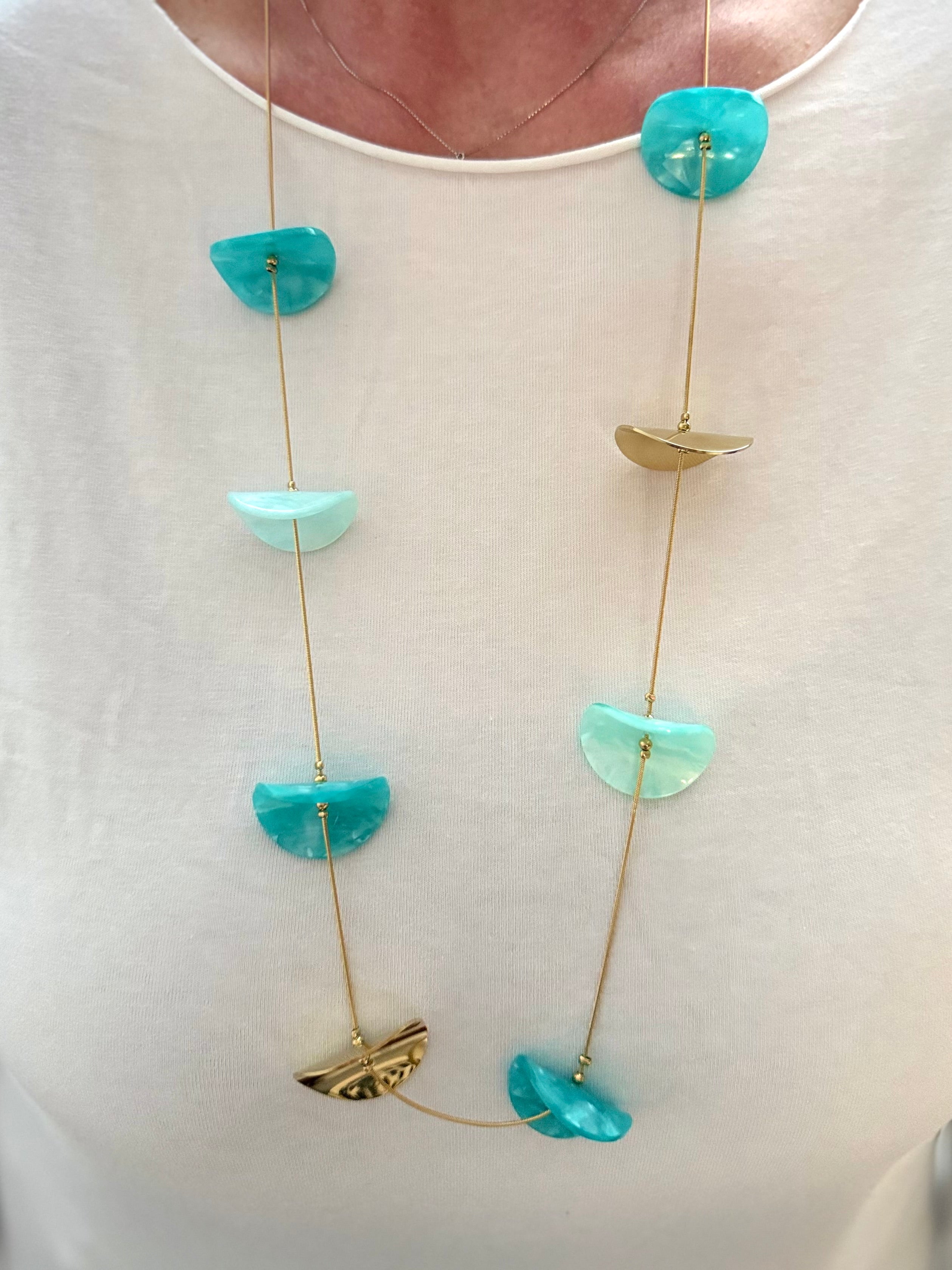 Collana Lunga Petalo