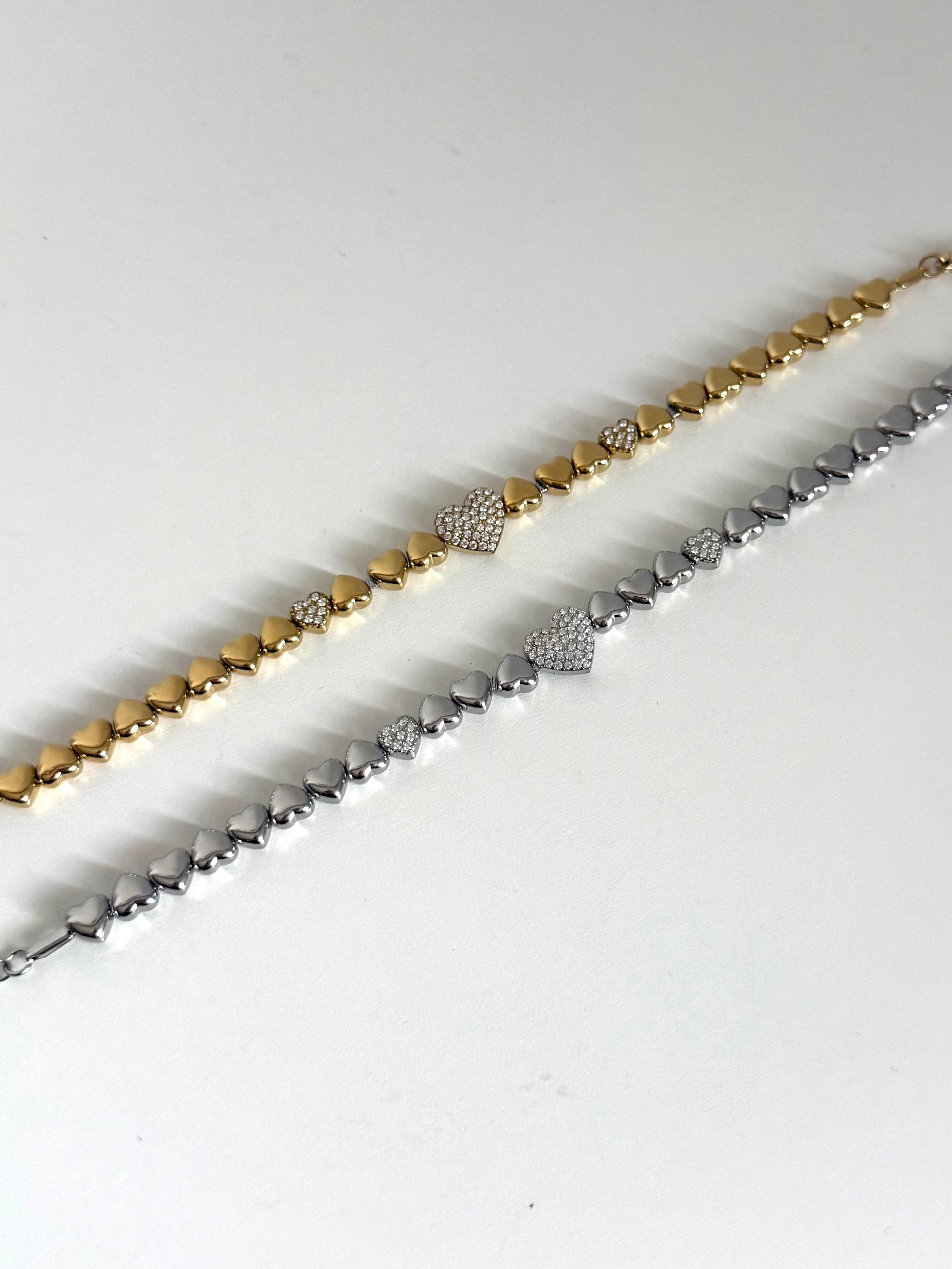 Bracciale Cuoricino Brillante