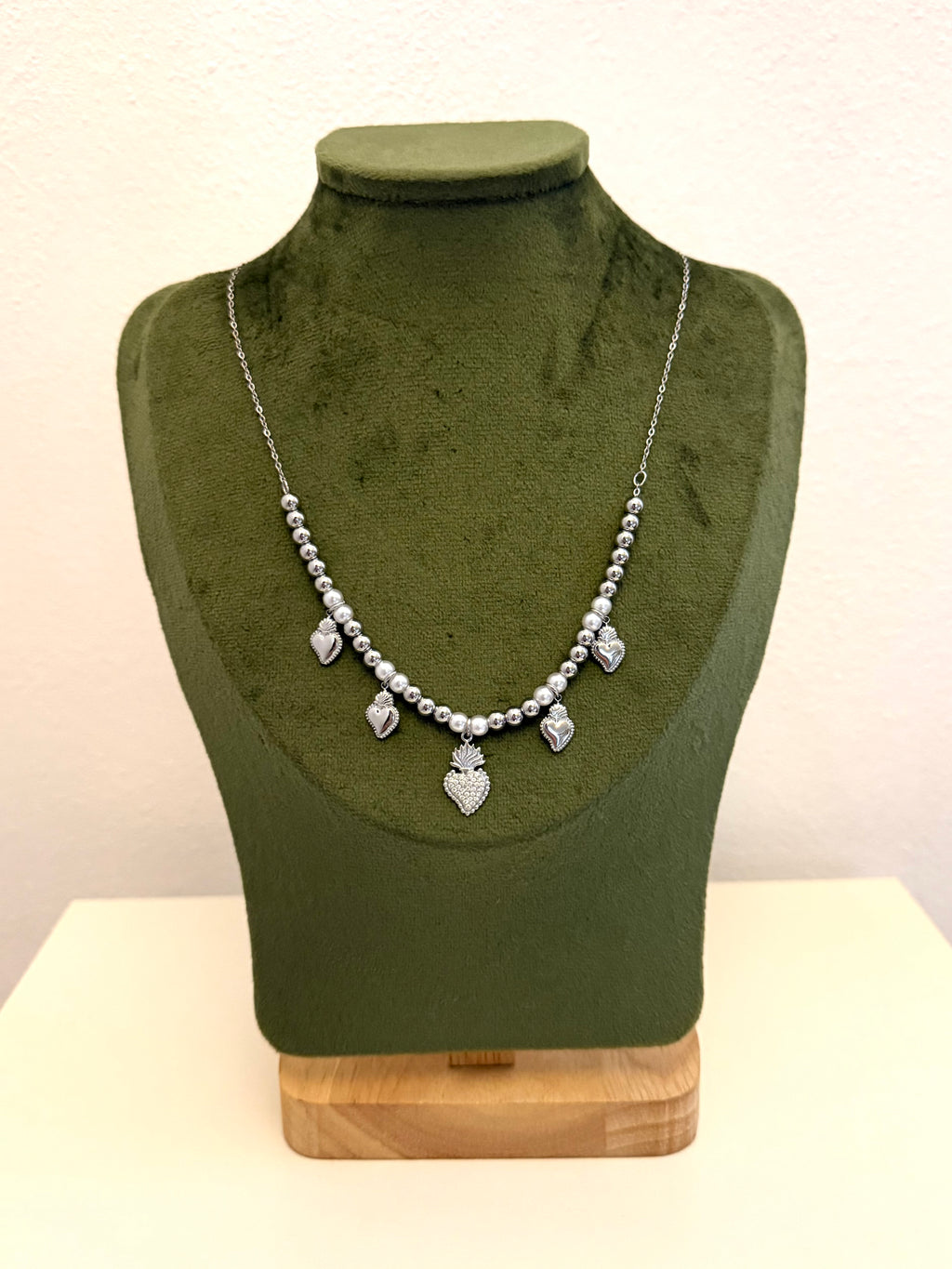 Collana Cuore Sacro Multicharm