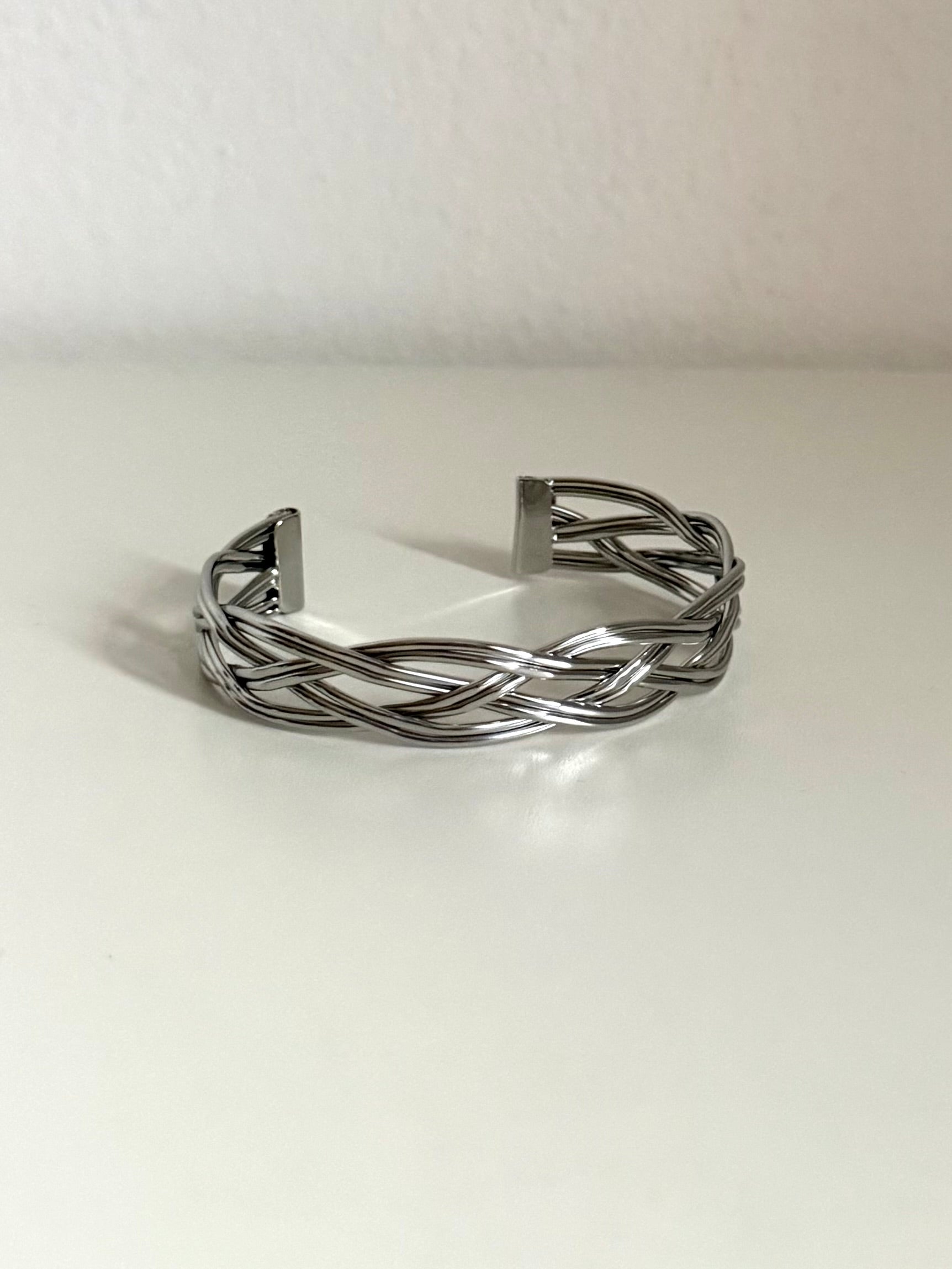 Bracciale Rigido Treccia