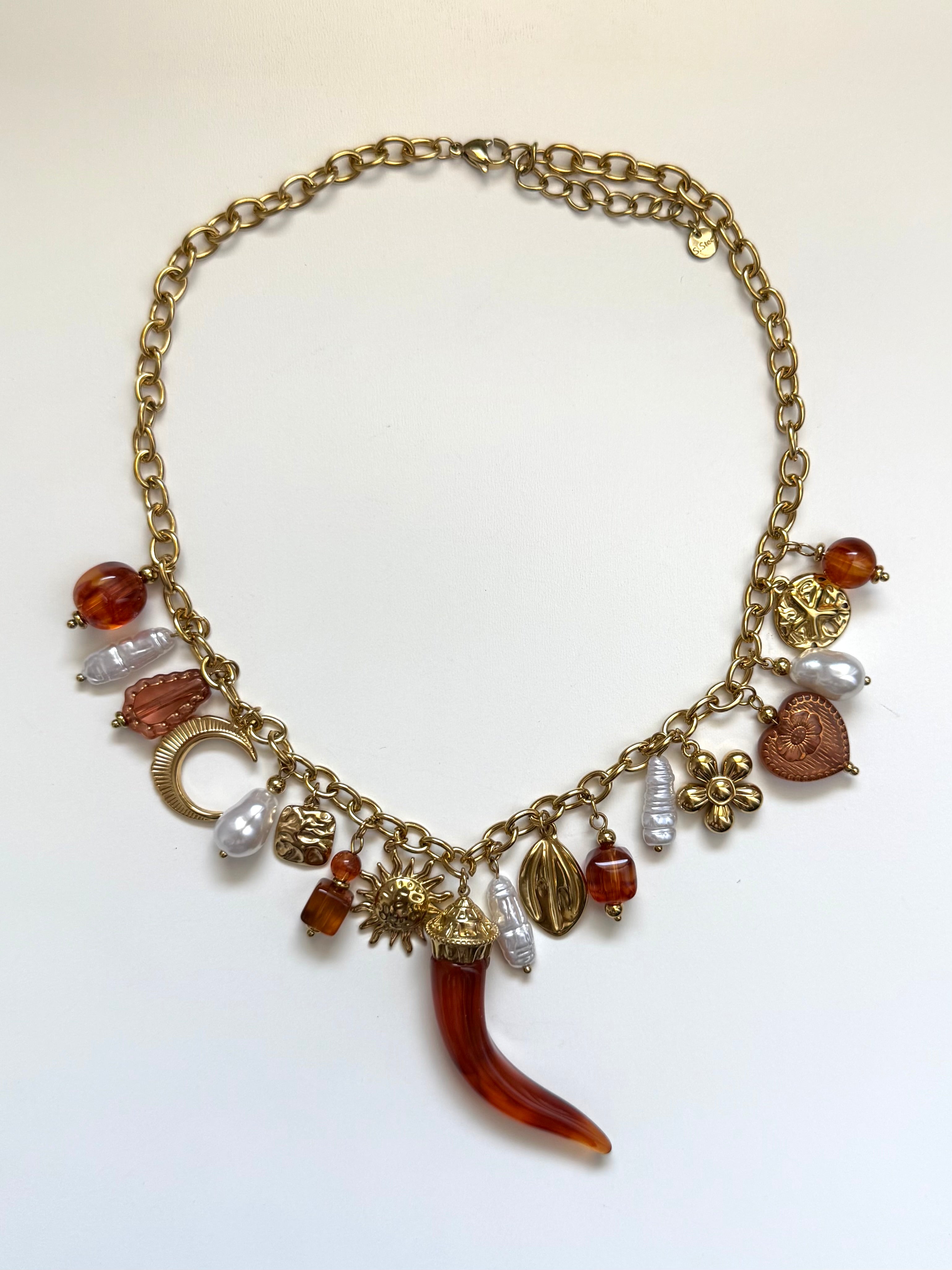 Collana Talismano con Charms