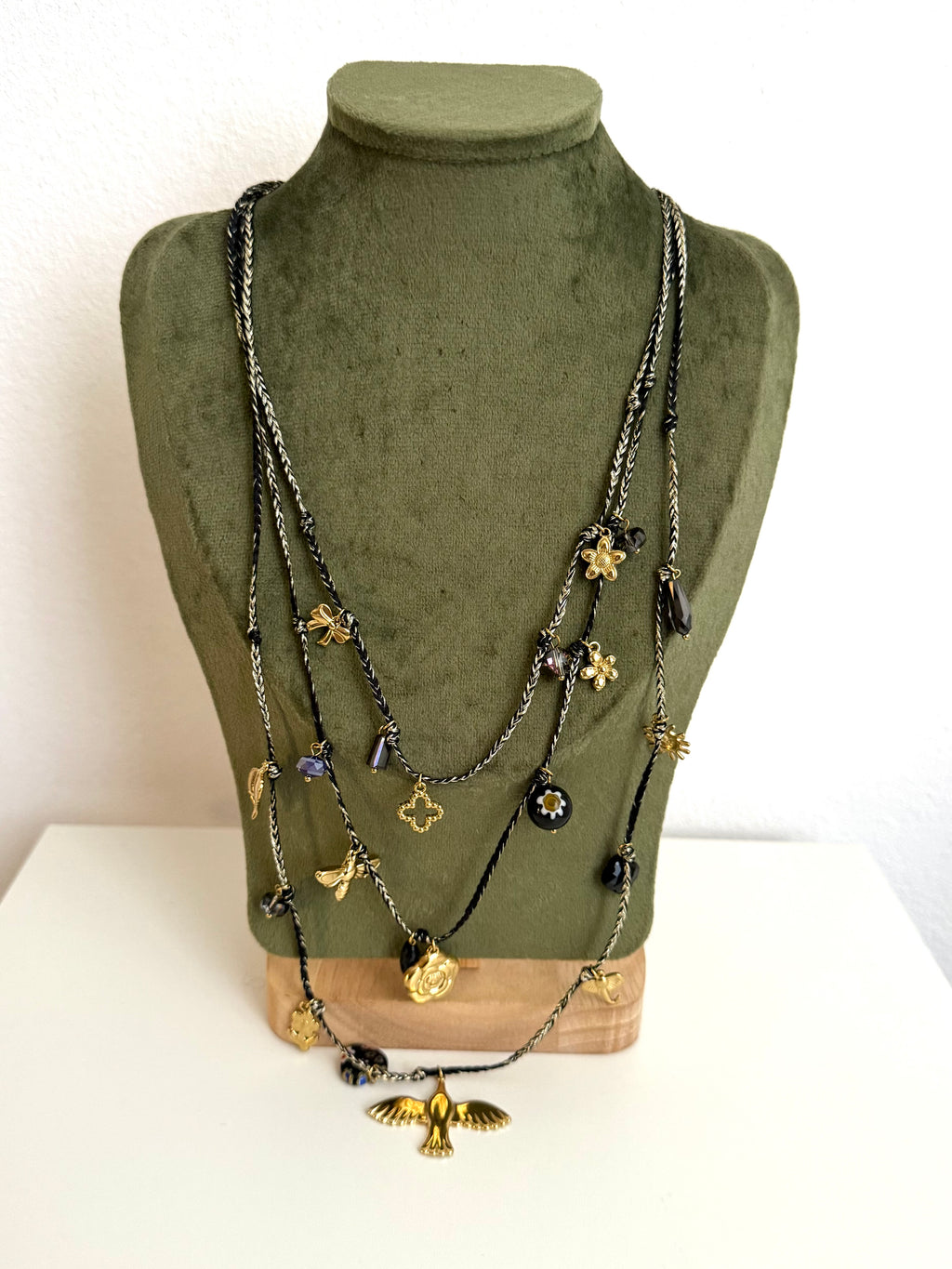 Collana Colomba con Charms