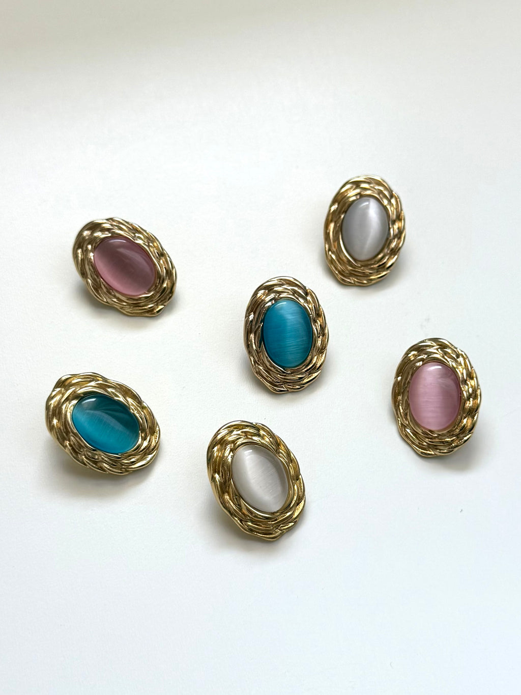 Orecchini Bottone Vintage