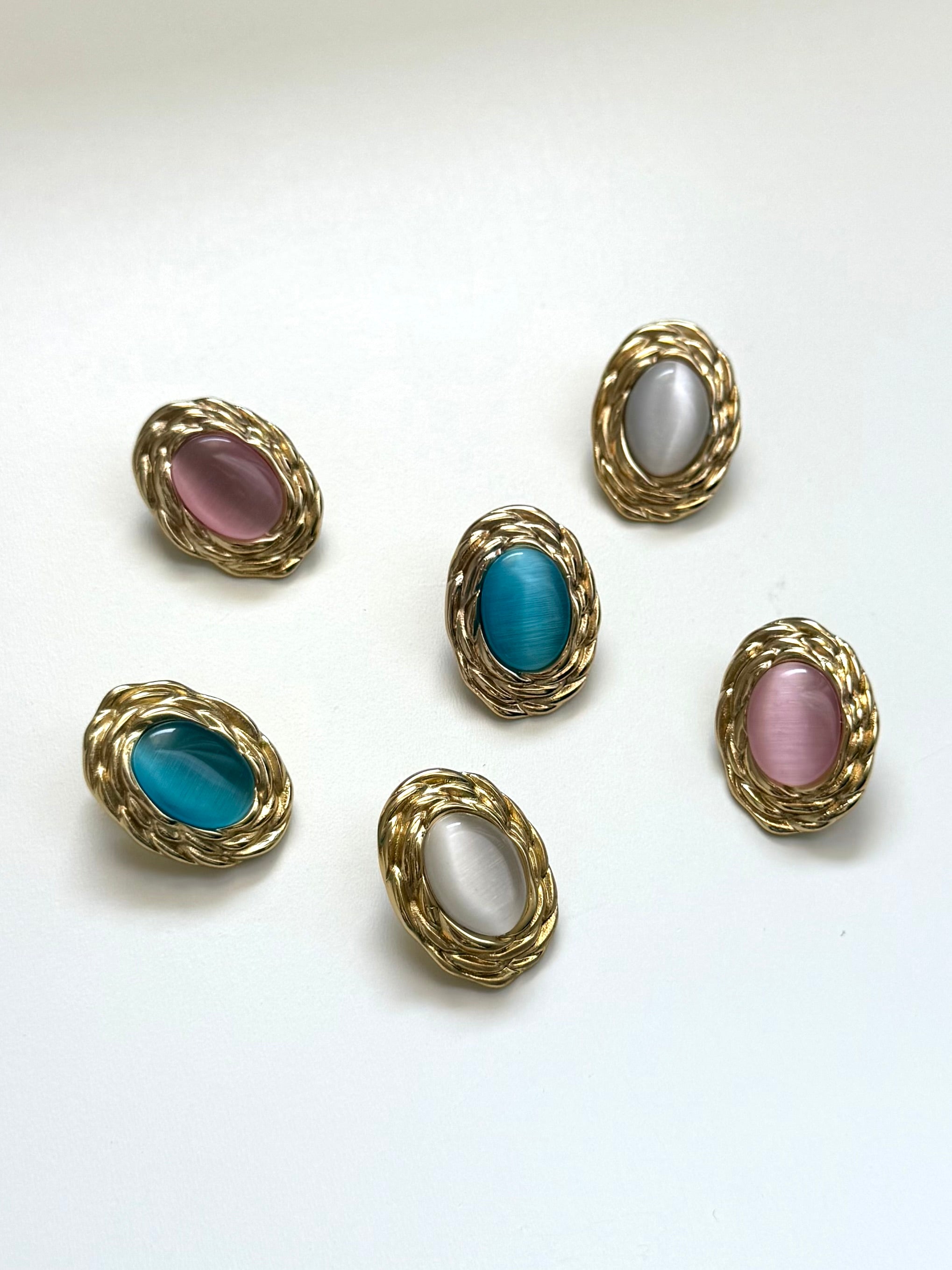 Orecchini Bottone Vintage
