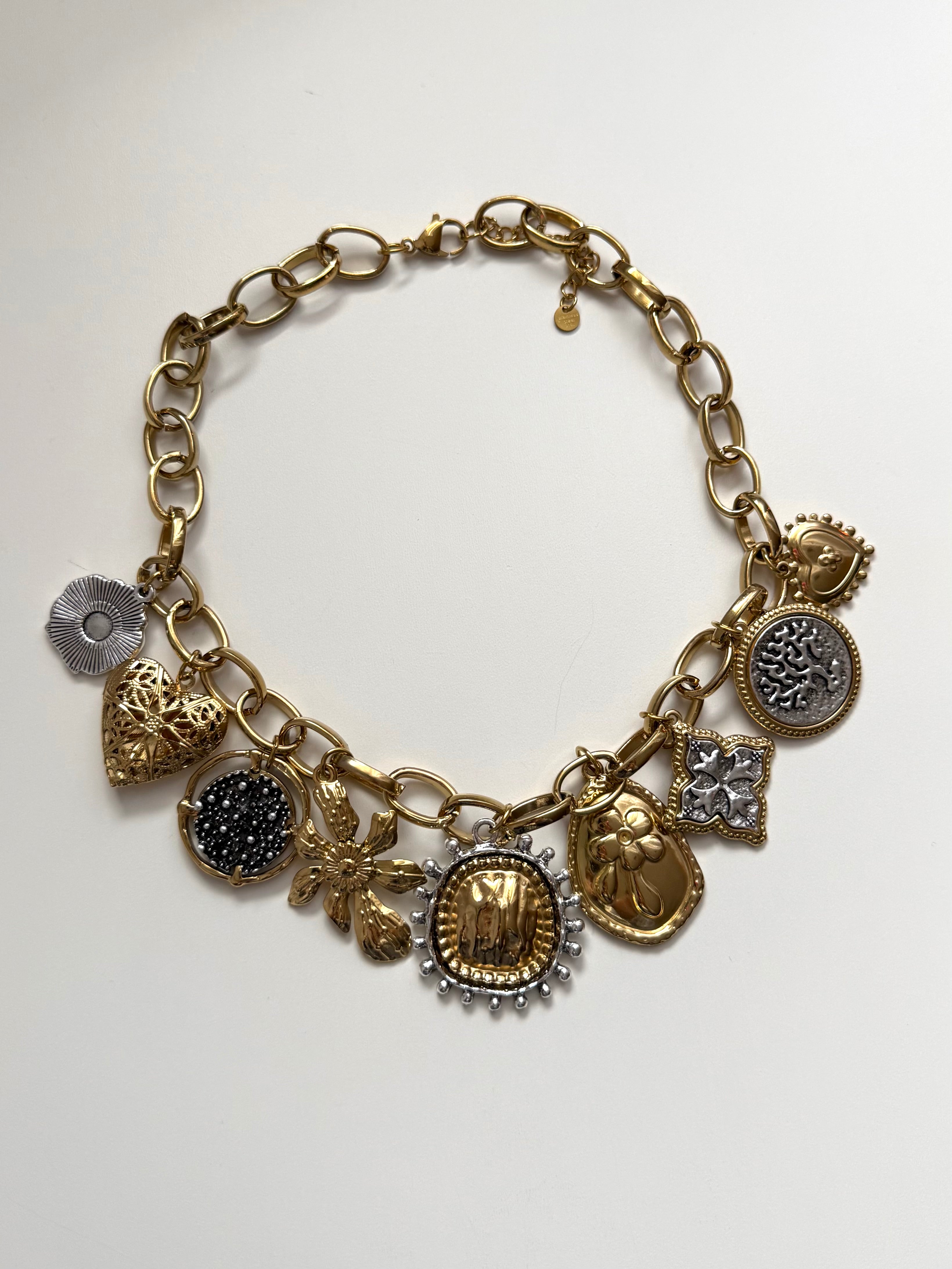 Collana Golden Chunky Aurea