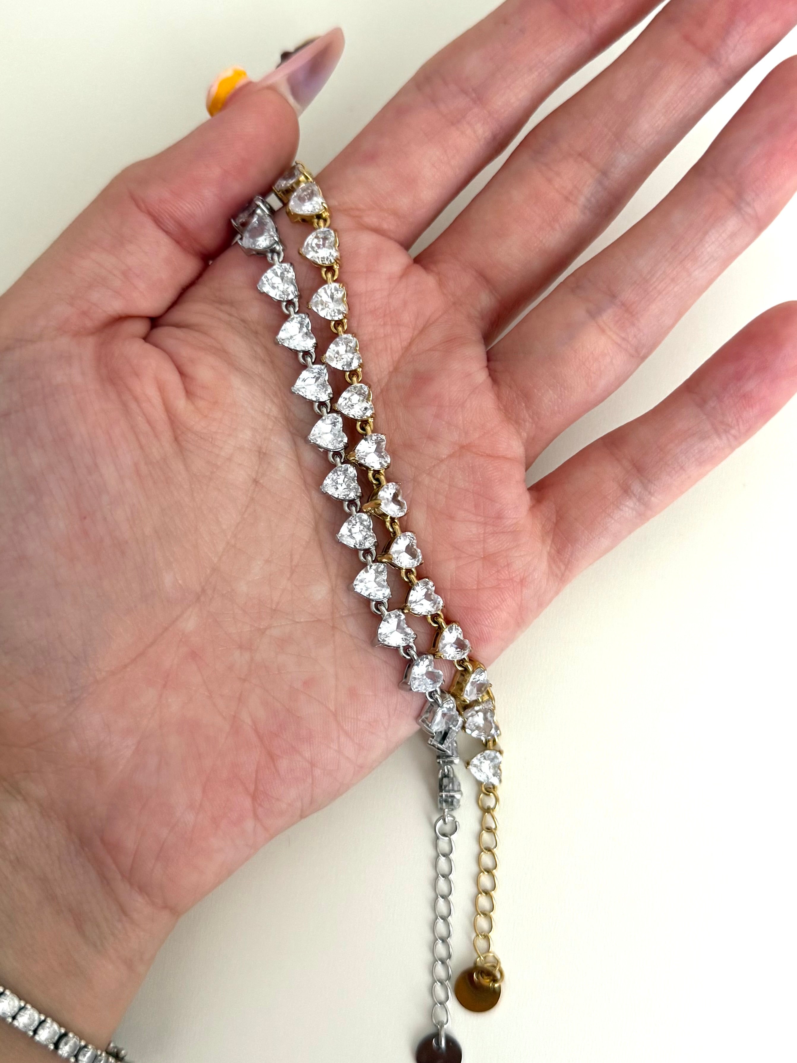 Bracciale Cuoricini Swaroski
