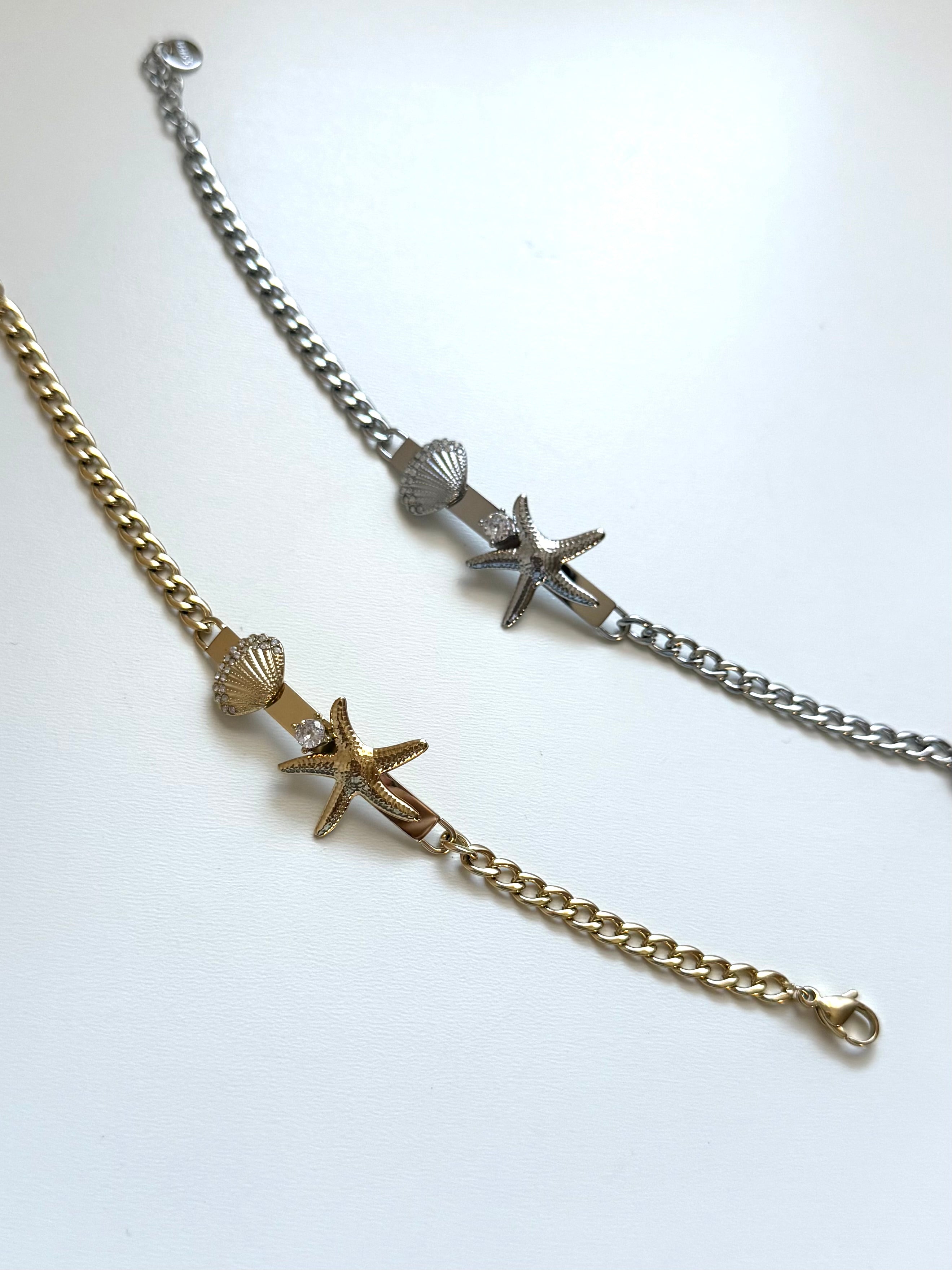 Bracciale Starfish con punto luce