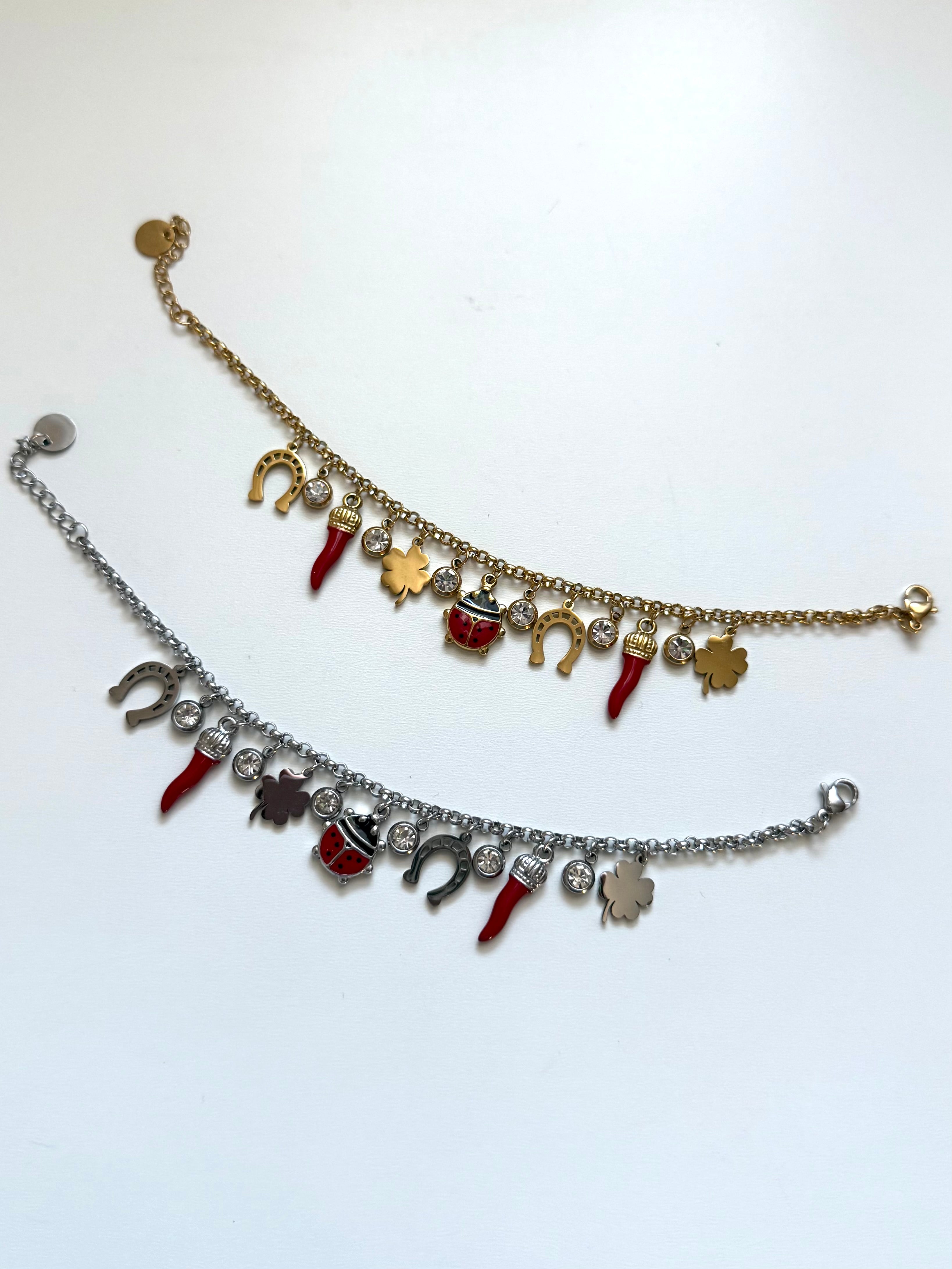 Bracciale Portafortuna con Charms