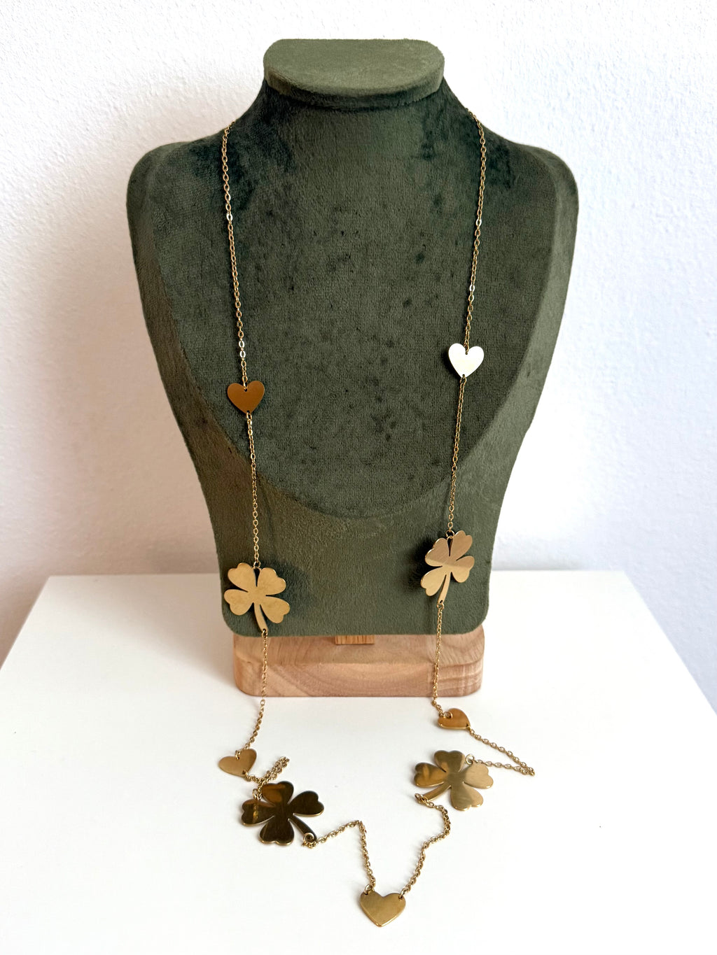 Collana Lunga Quadrifoglio