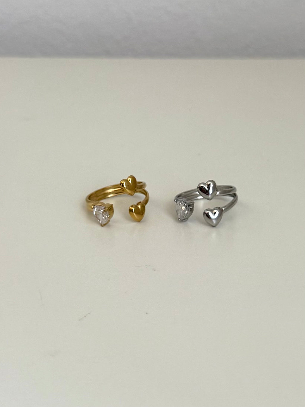 Anello Triplo Cuoricino