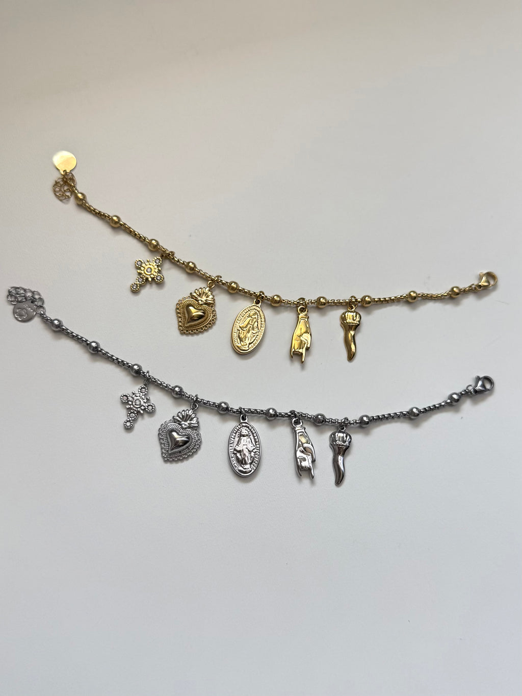Bracciale Madonnina con Charms