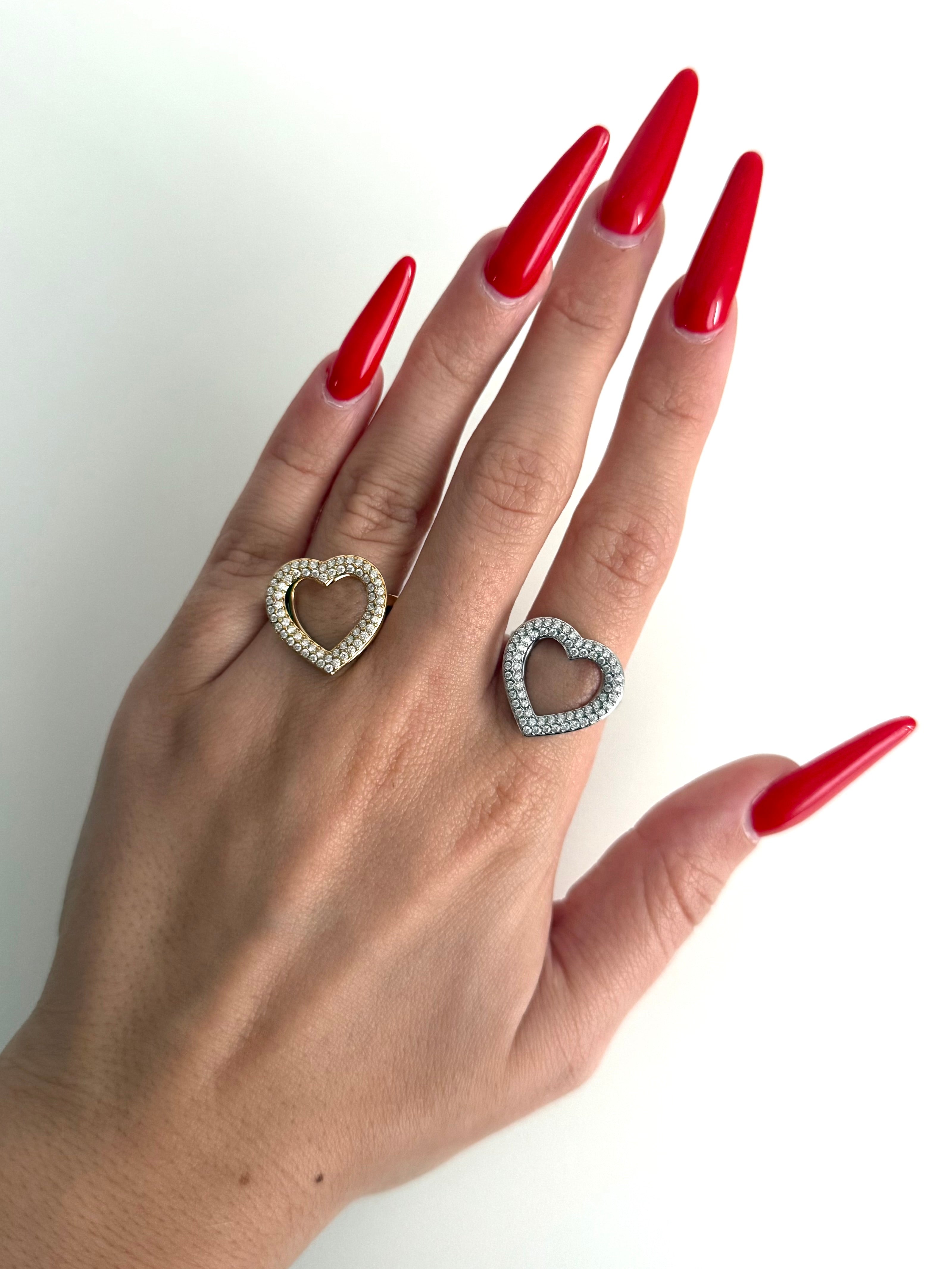 Anello Cuore Shiny