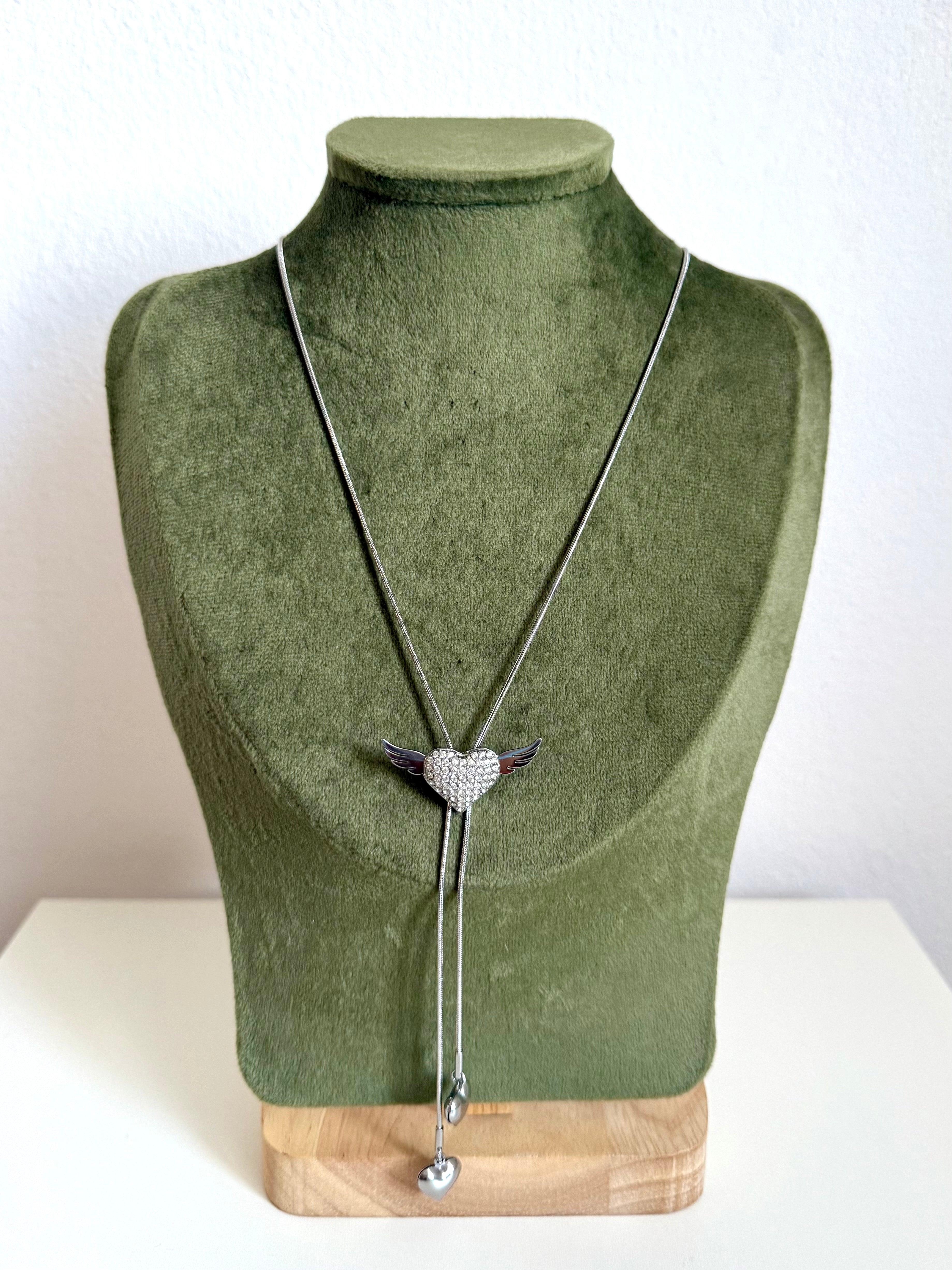 Collana Cuore con Ali