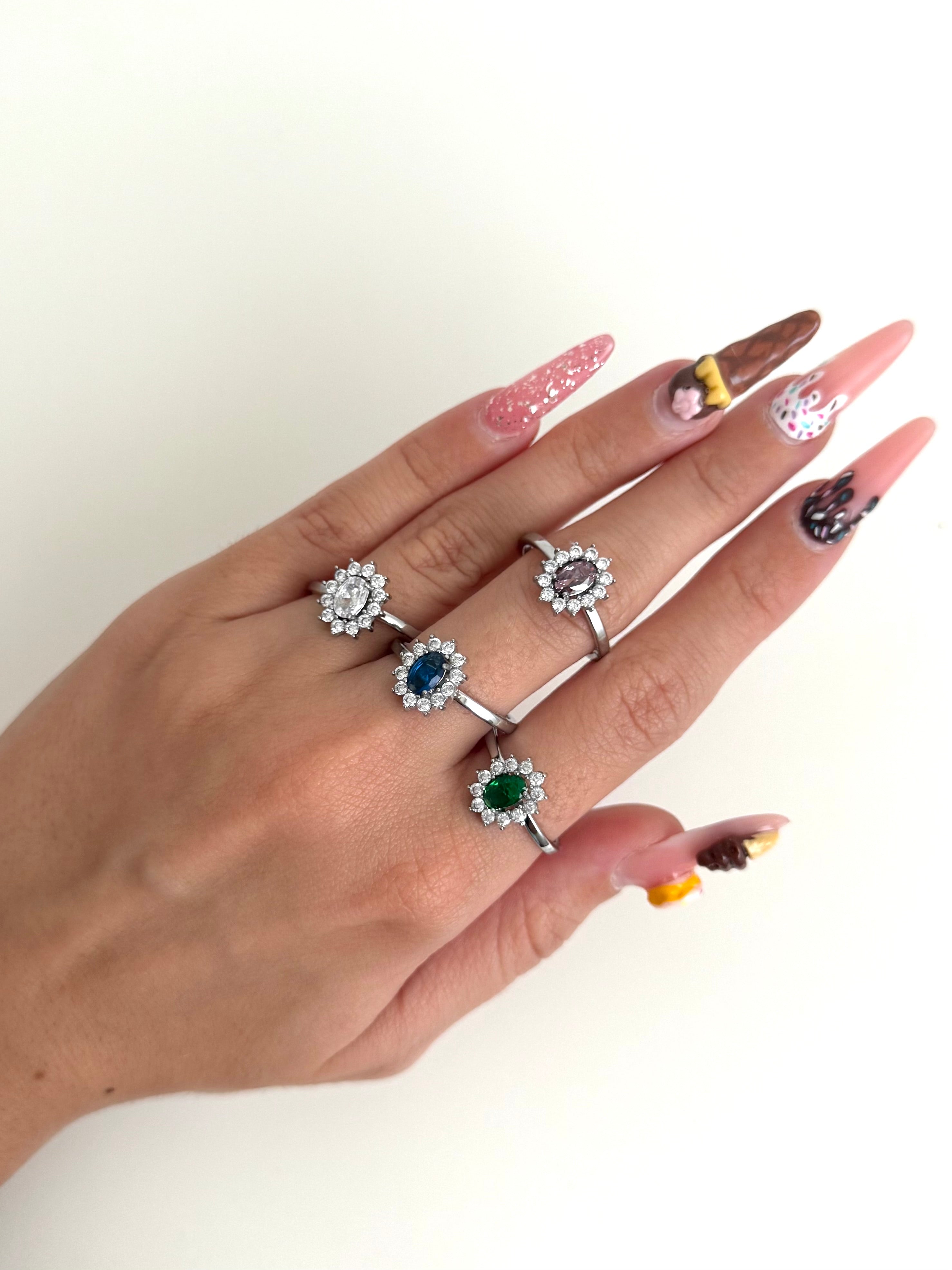 Anello Princess Argento
