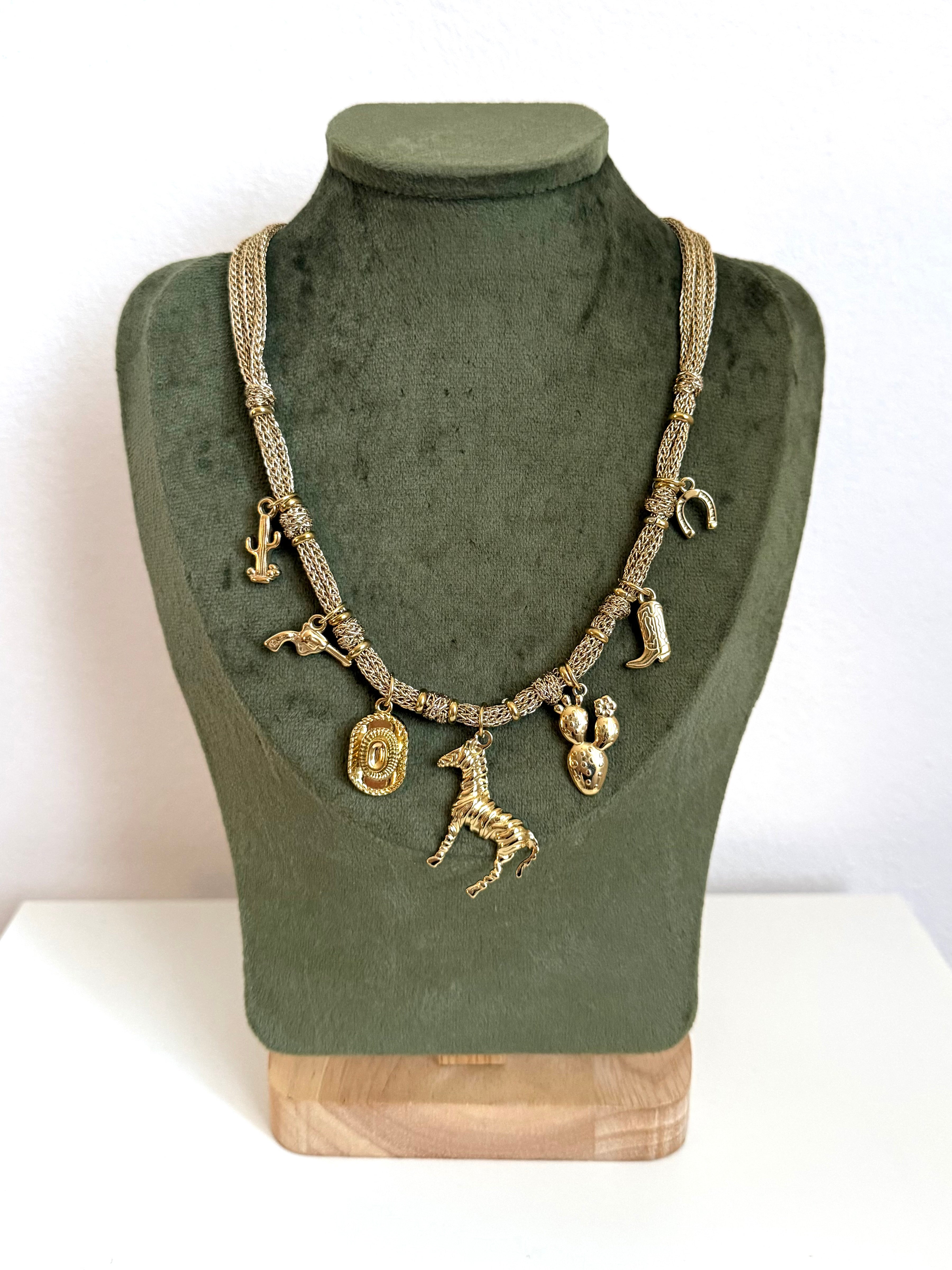 Collana Jungle con Charms