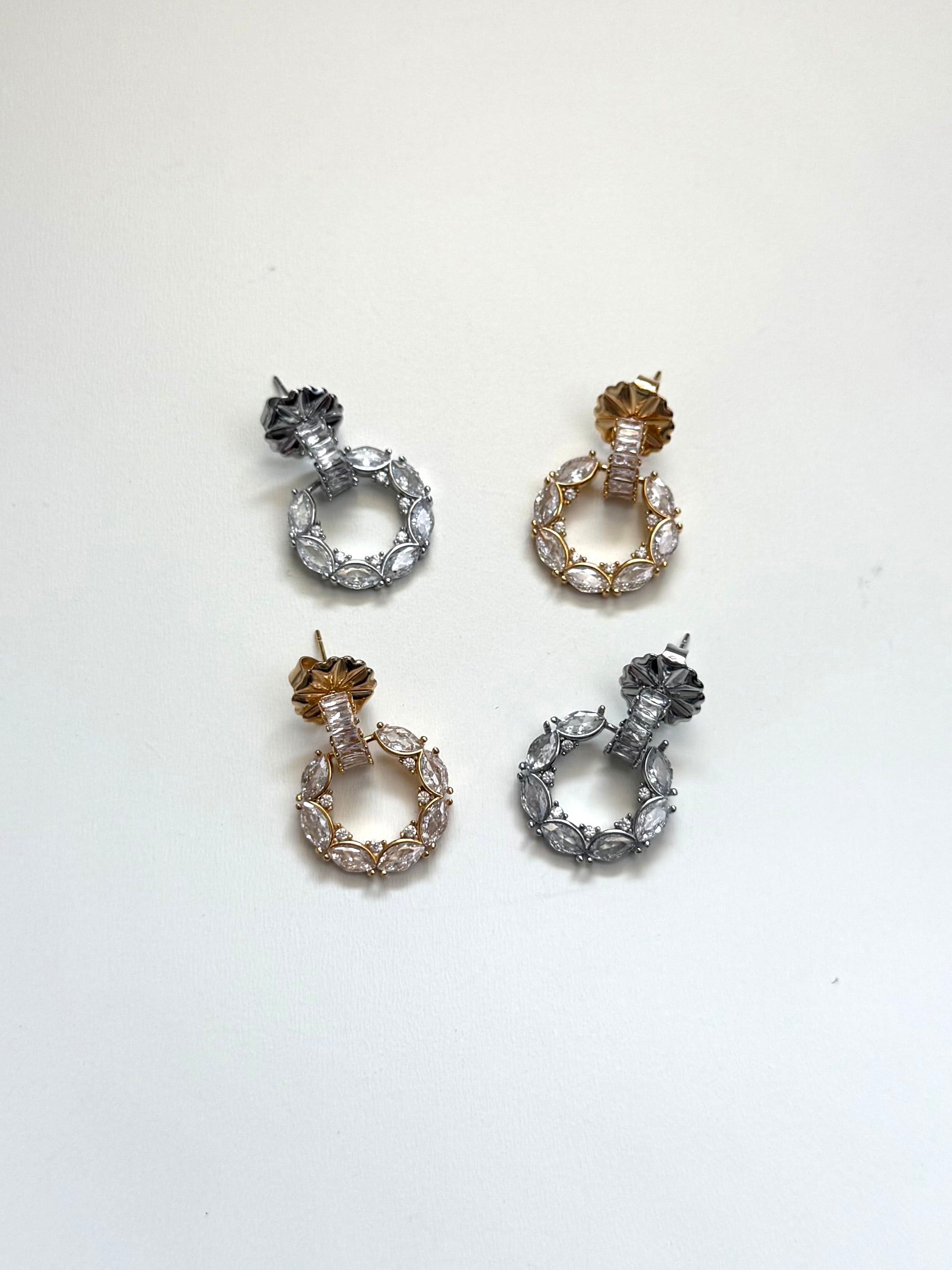 Orecchini Ghirlande di Strass