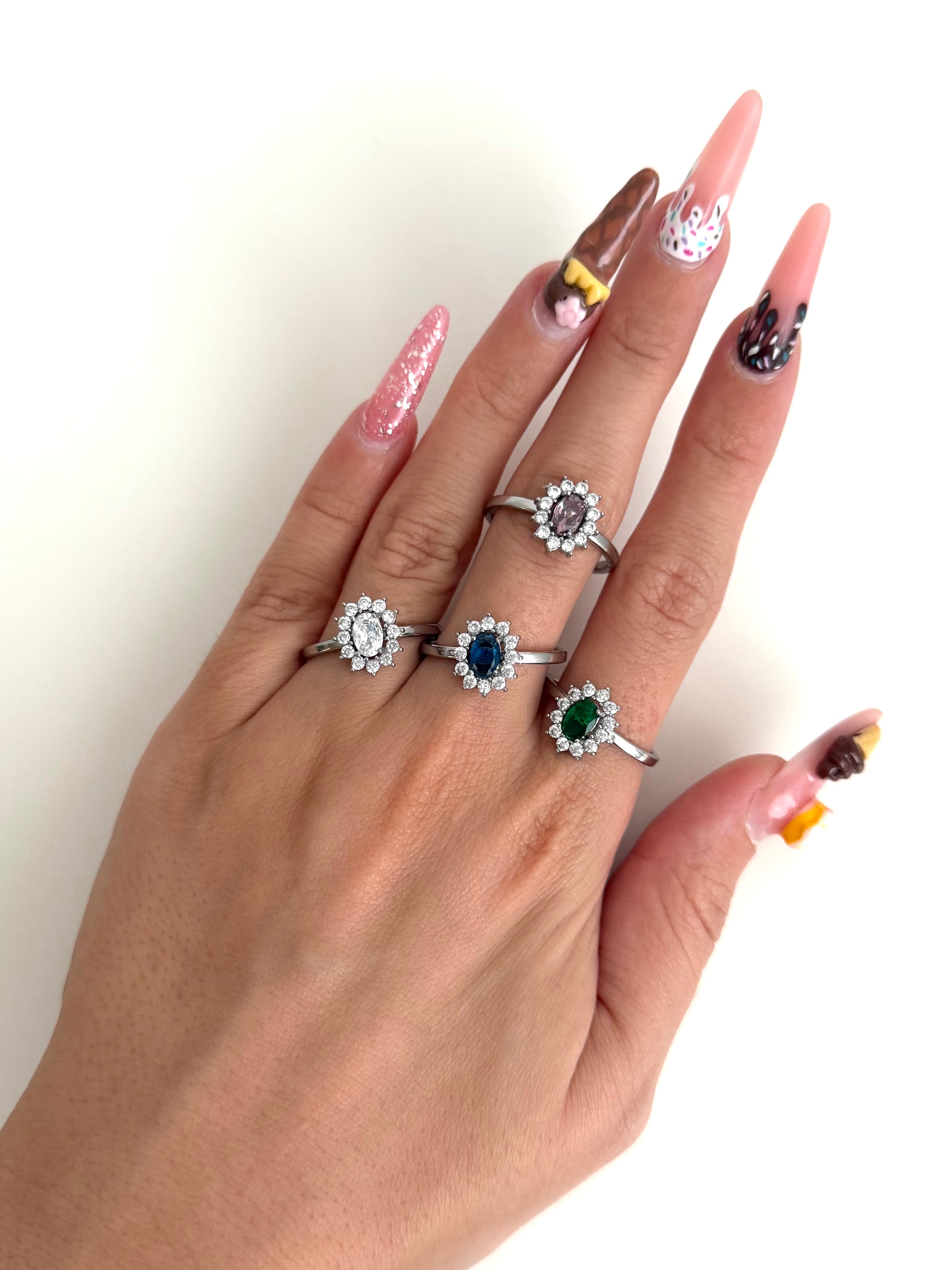 Anello Princess Argento