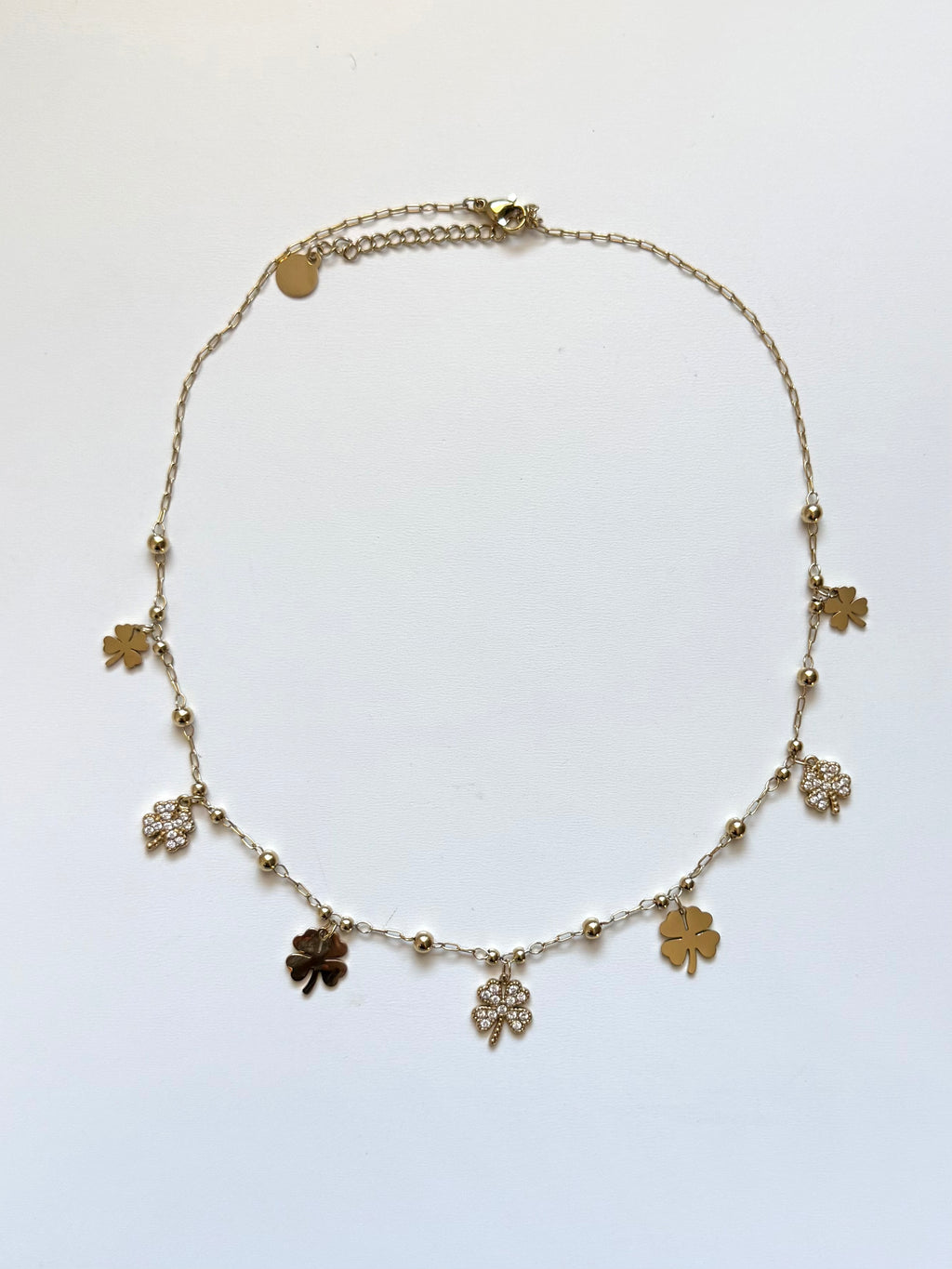 Collana Quadrifoglio con Zirconi