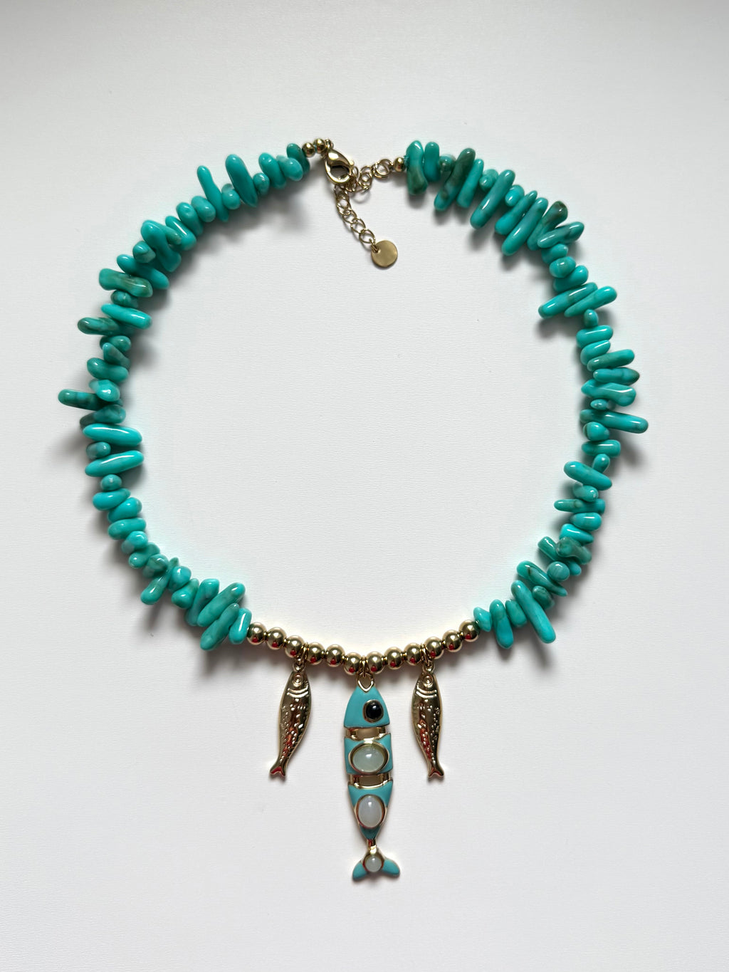 Collana Corallo con Fish