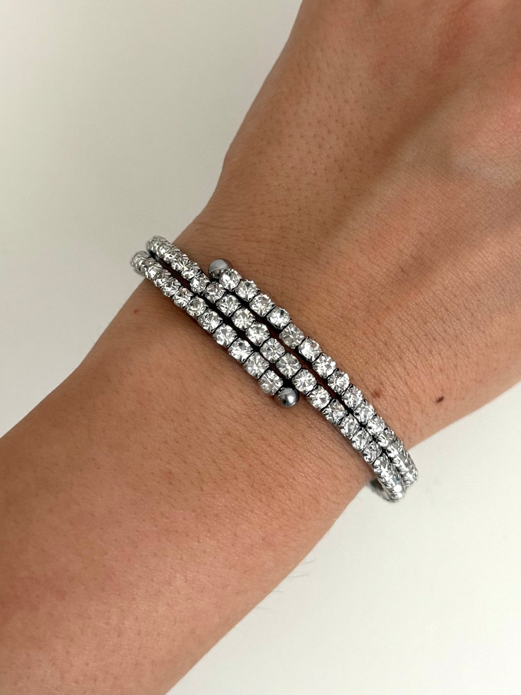 Bracciale Rigido Strass